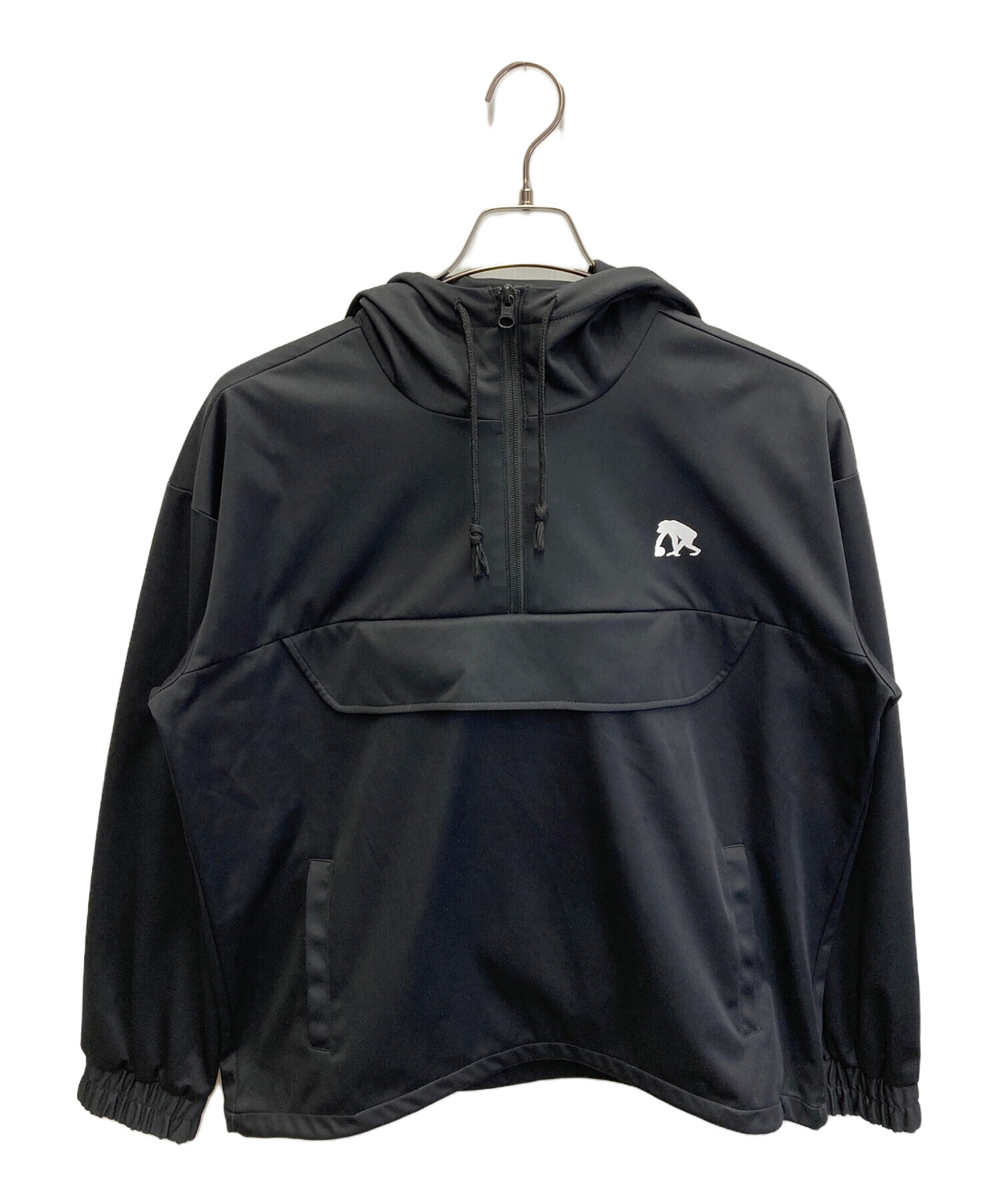 中古・古着通販】EGOZARU (エゴザル) アノラックパーカー ブラック