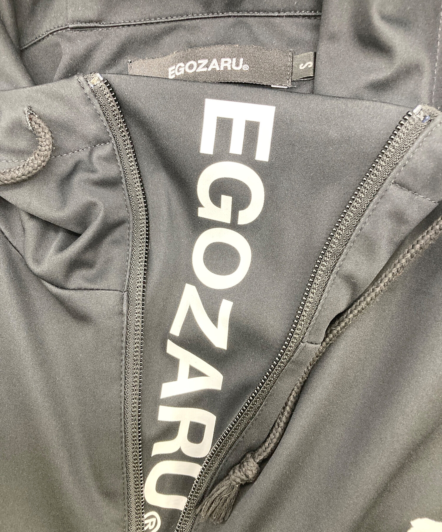 中古・古着通販】EGOZARU (エゴザル) アノラックパーカー ブラック