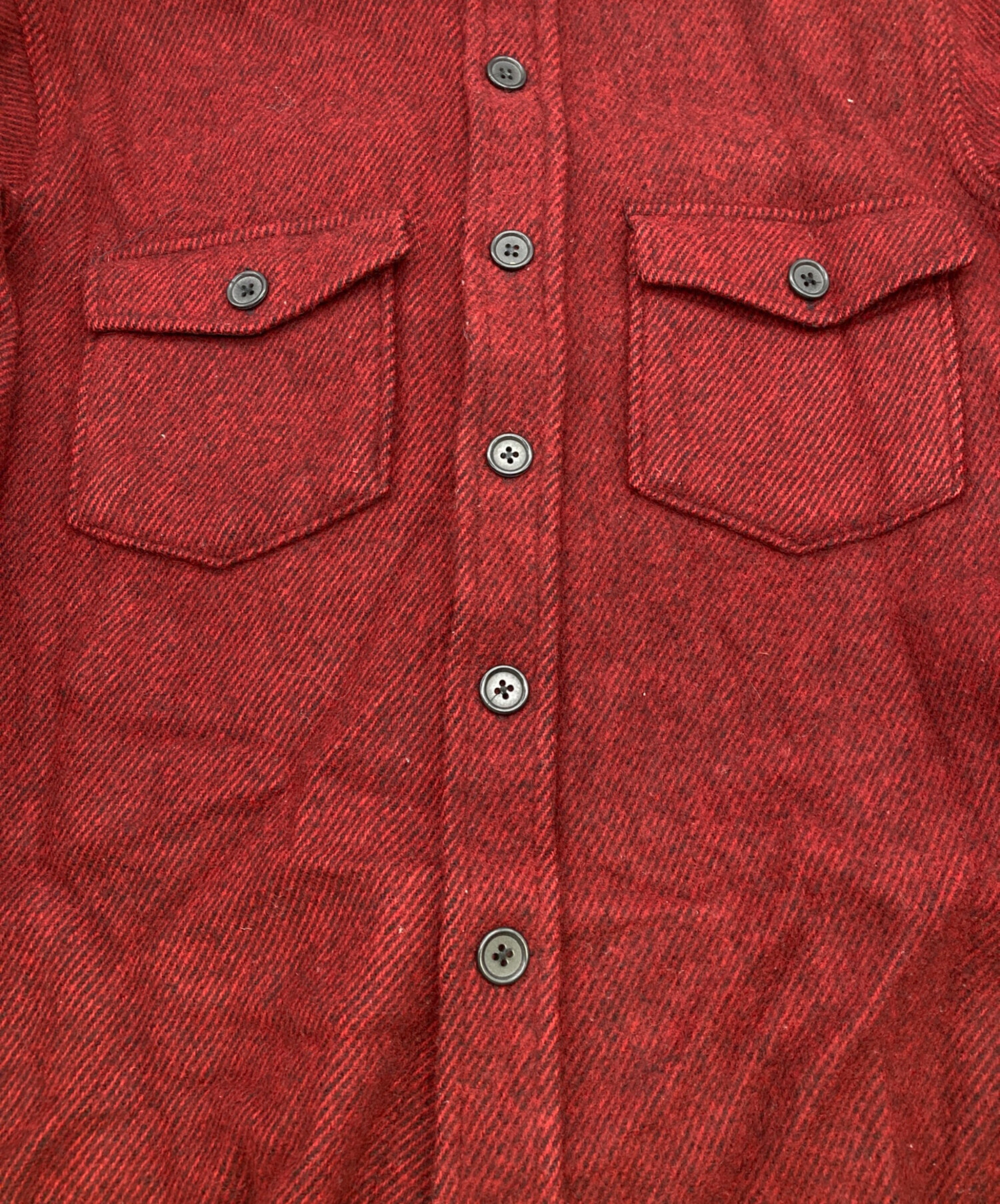 中古・古着通販】L.L.Bean (エルエルビーン) 80's ウールシャツ レッド