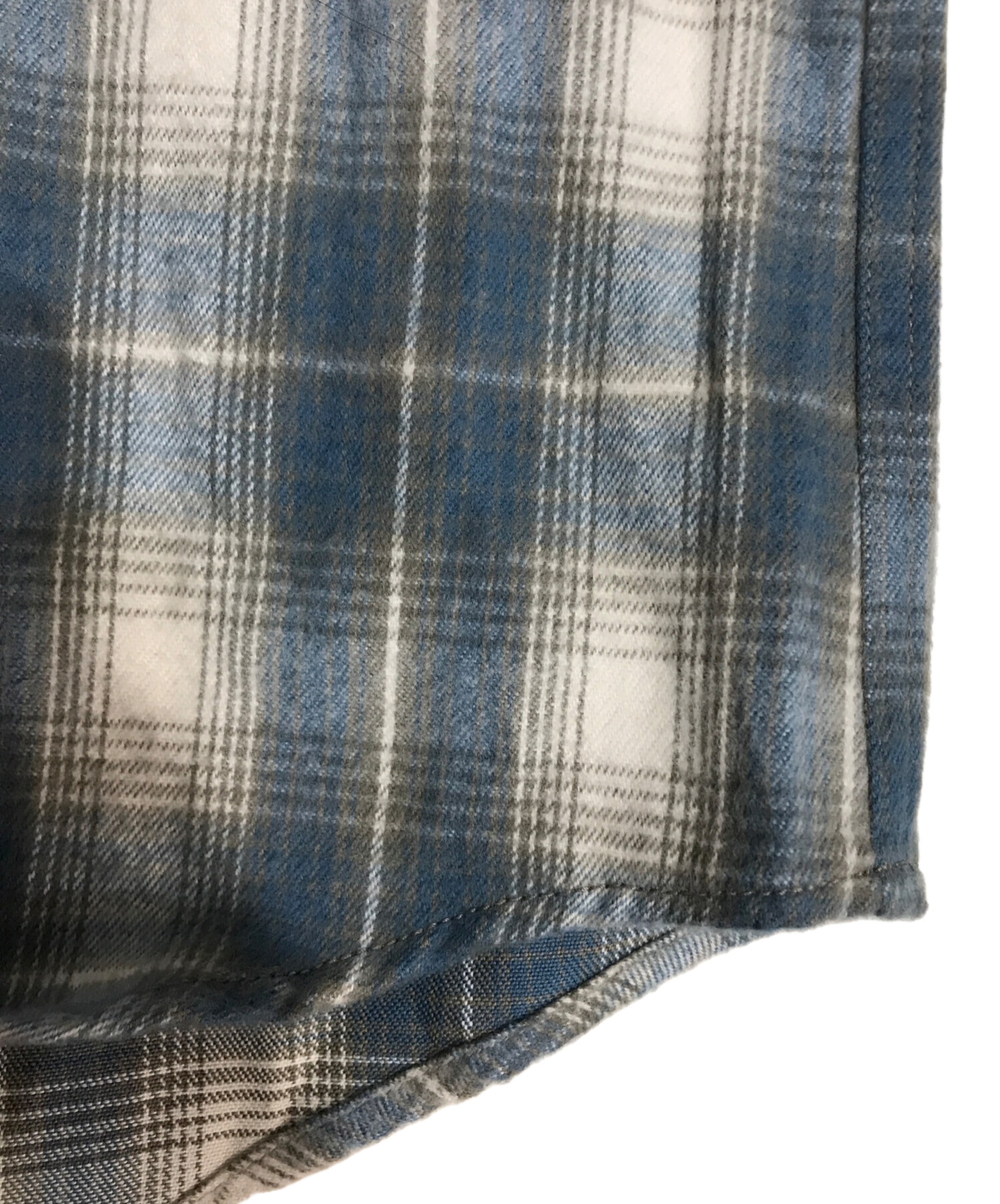 中古・古着通販】PABLO VINCI (パブロビンチ) Ombre check zip shirt