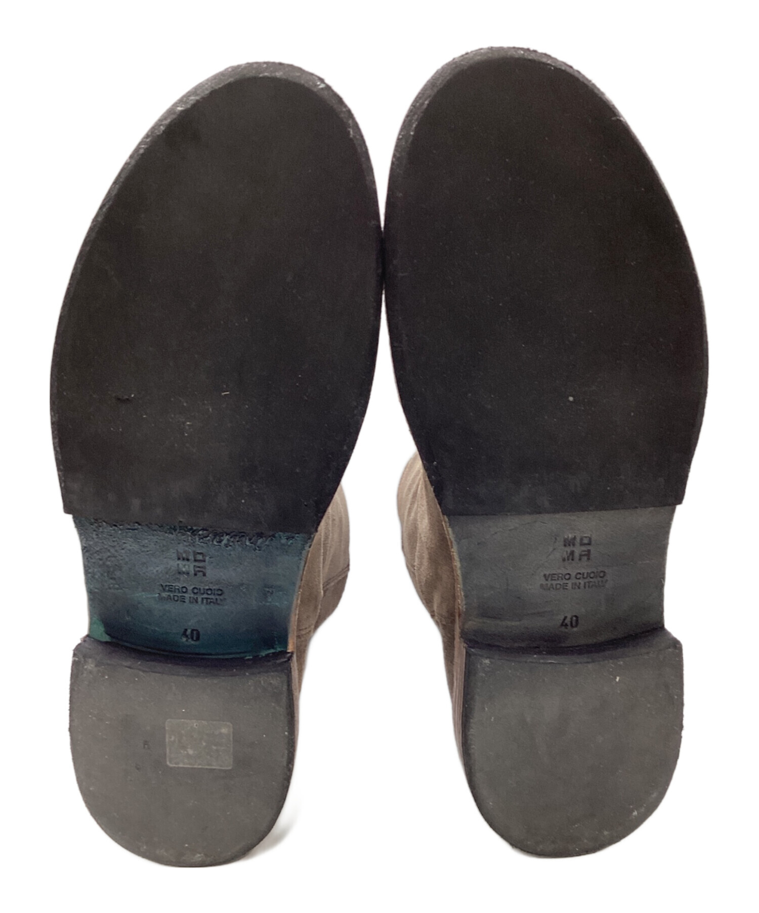 中古・古着通販】MoMA (モマ) バッグジップブーツ ブラウン サイズ:40