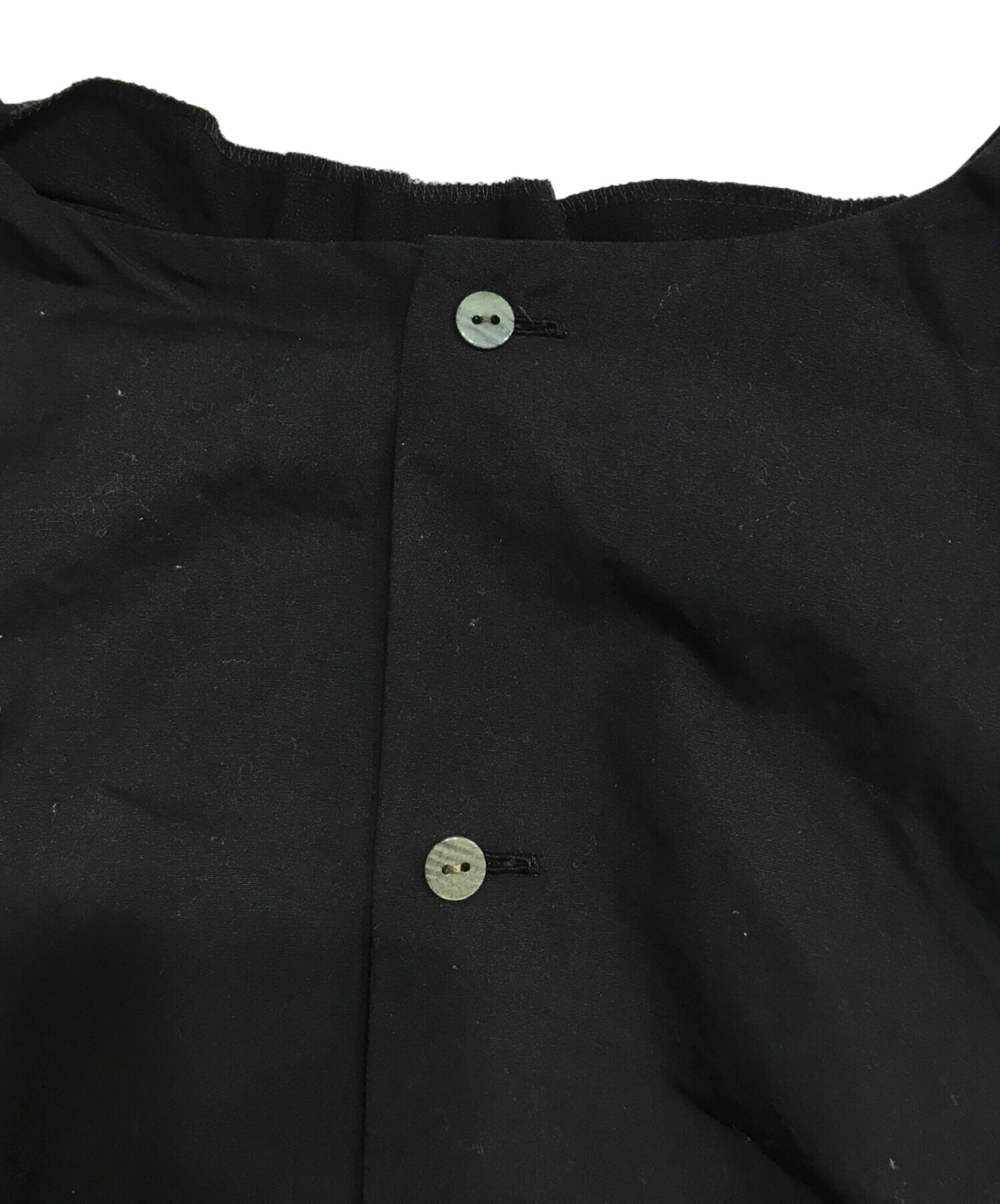 カデュネ　花びらブラウス 中古・古着通販】CADUNE (カデュネ) 花びらブラウス ブラック サイズ