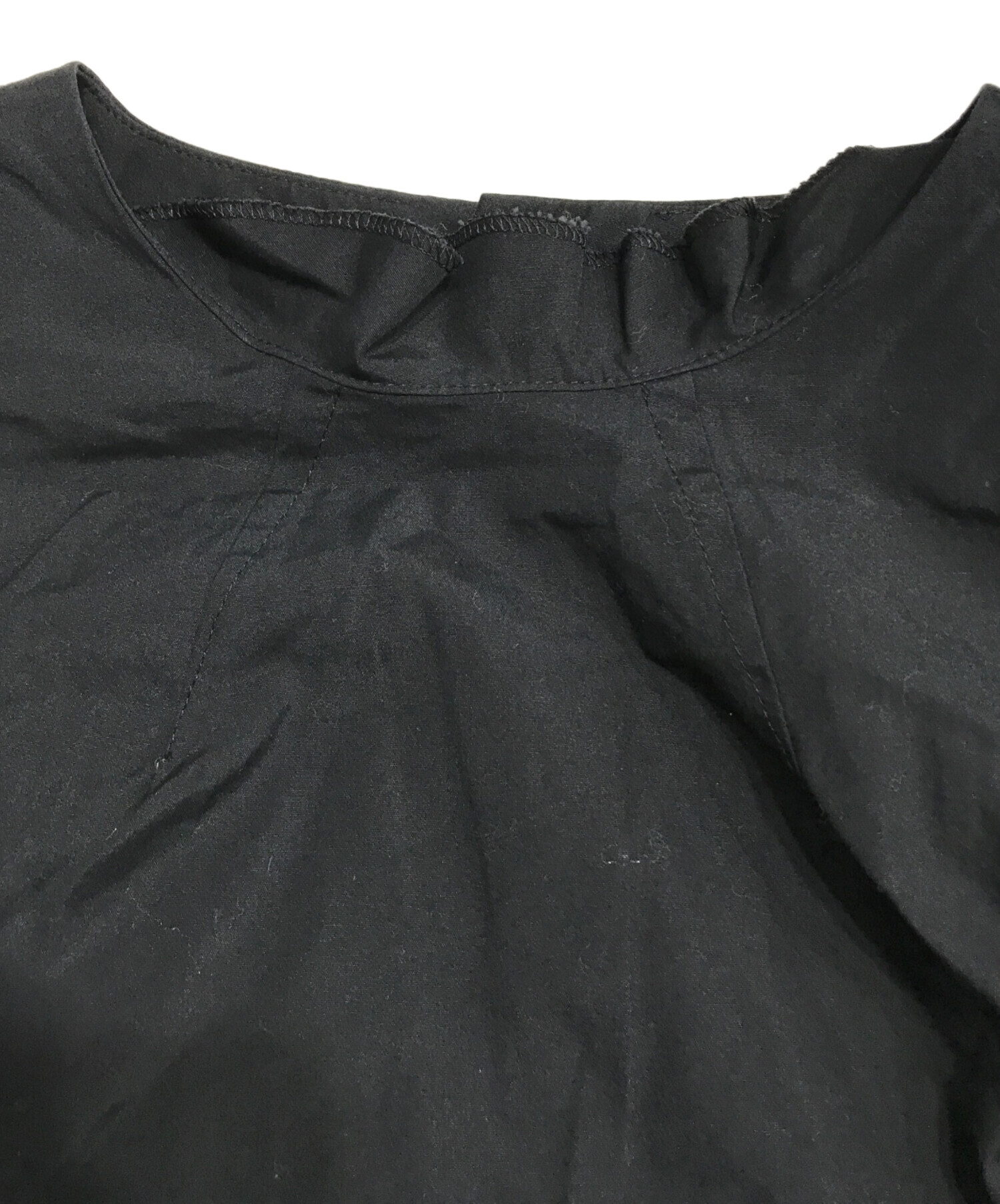 中古・古着通販】CADUNE (カデュネ) 花びらブラウス ブラック サイズ