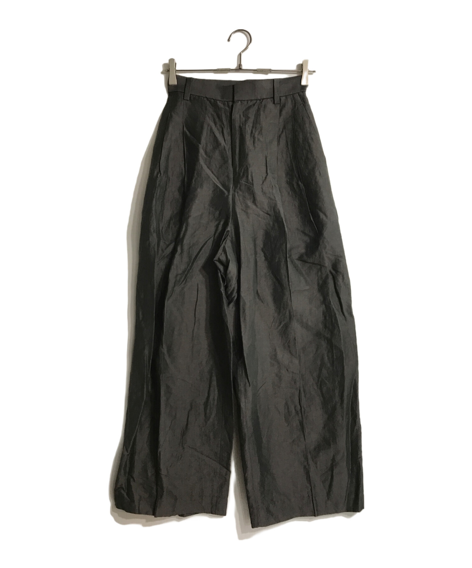 中古・古着通販】Plage (プラージュ) VIS/LINEN TUCK WIDE パンツ