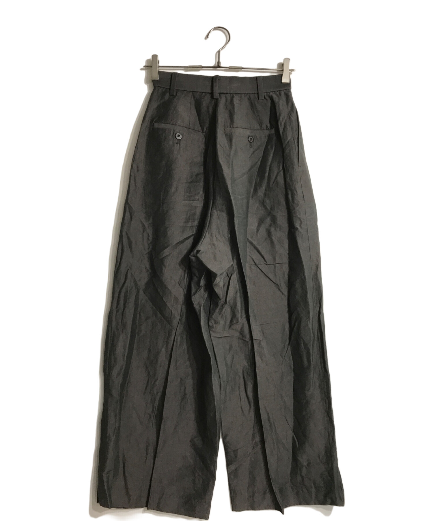 中古・古着通販】Plage (プラージュ) VIS/LINEN TUCK WIDE パンツ