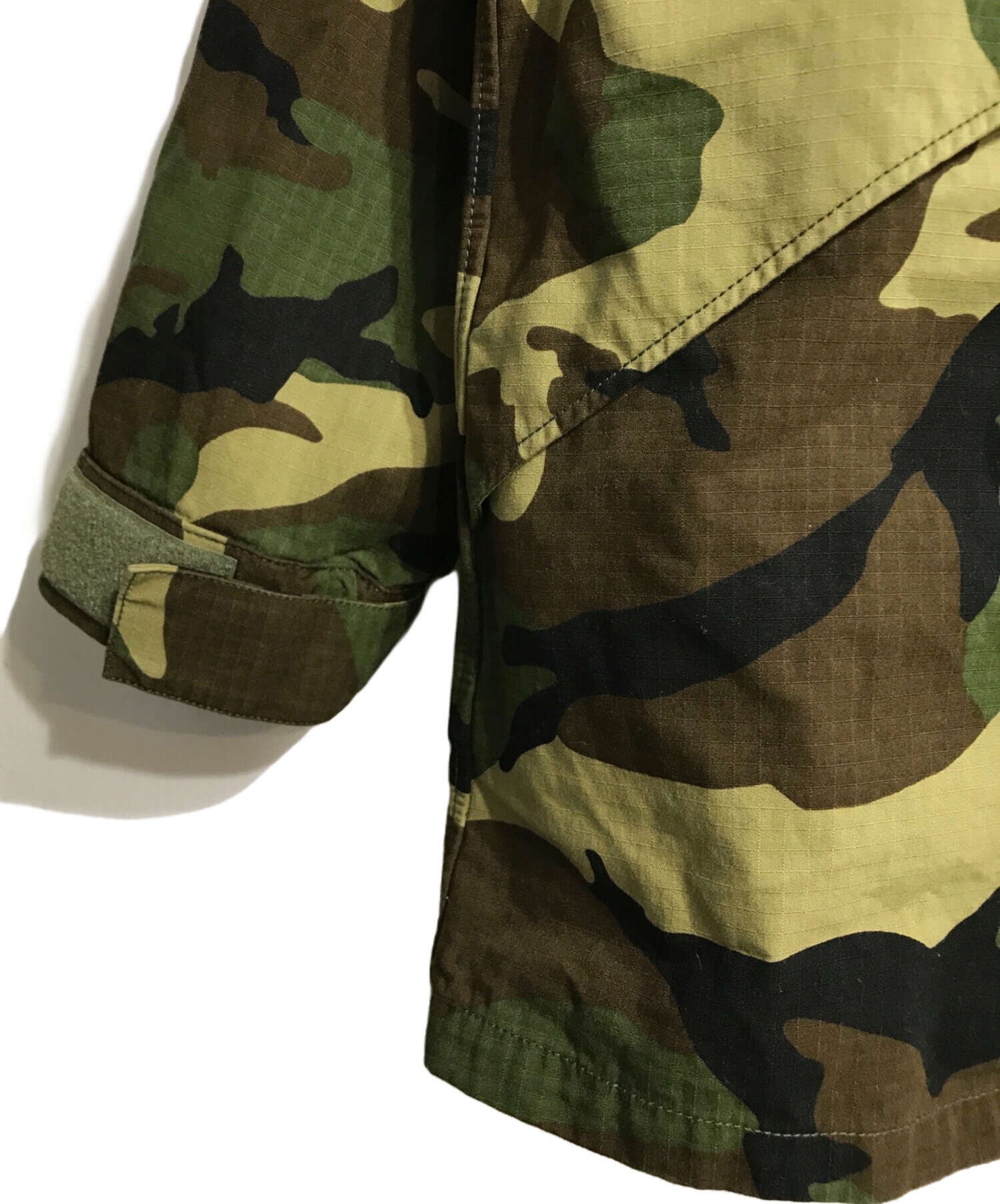 中古・古着通販】BEAMS (ビームス) 3WAY ビッグECWCS パーカ カーキ 
