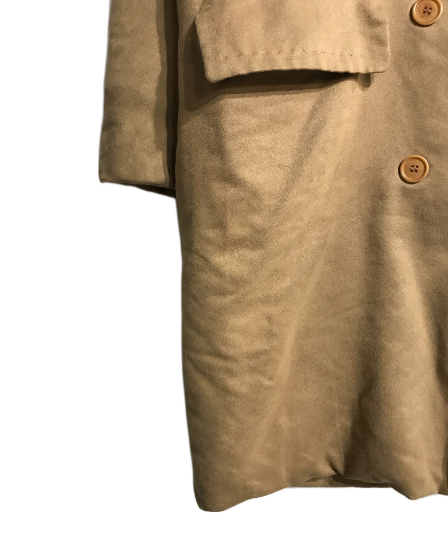 中古・古着通販】MaxMara (マックスマーラ) 中綿ダブルコート ベージュ