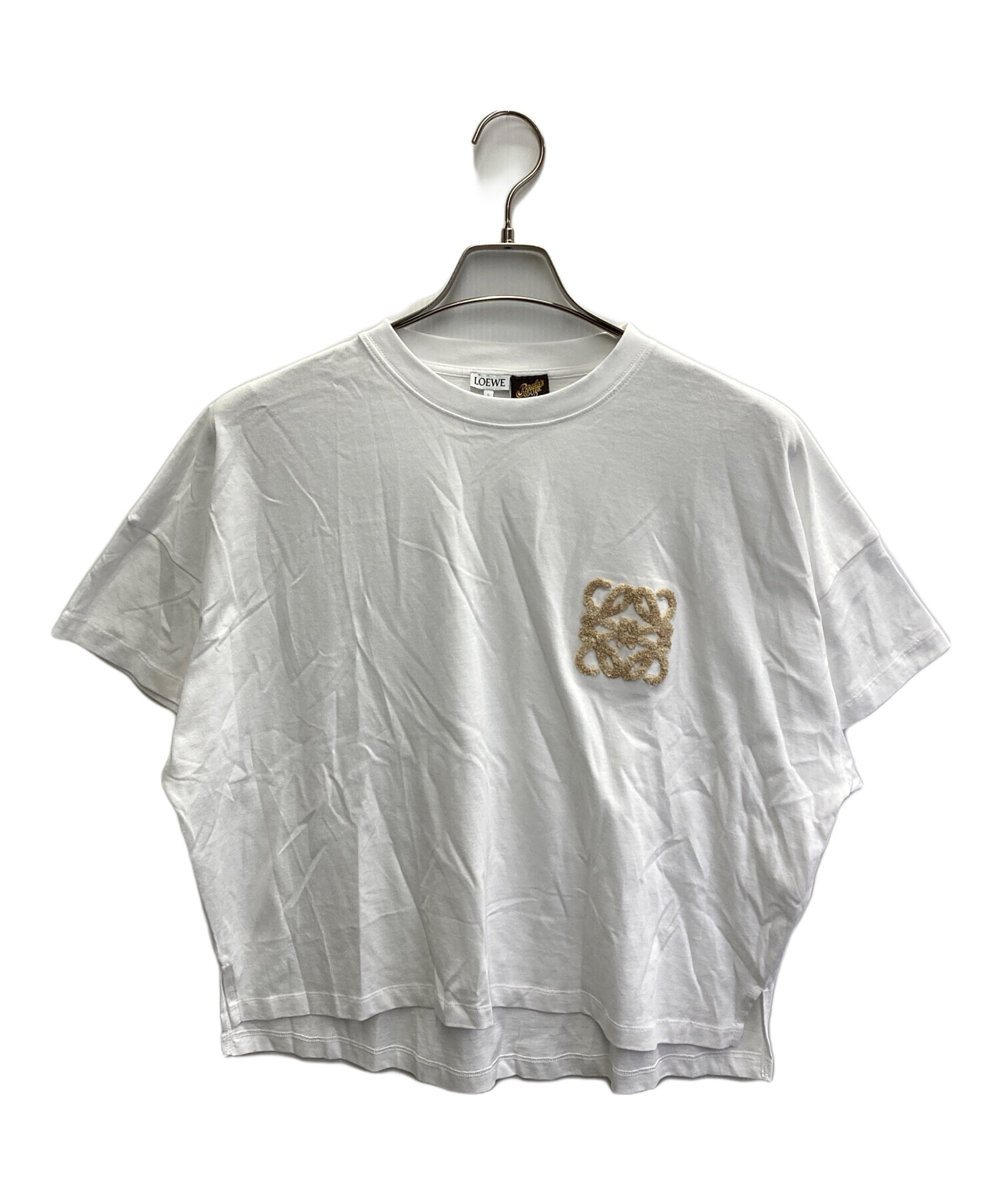 中古・古着通販】LOEWE (ロエベ) ボクシーフィット Tシャツ ホワイト 