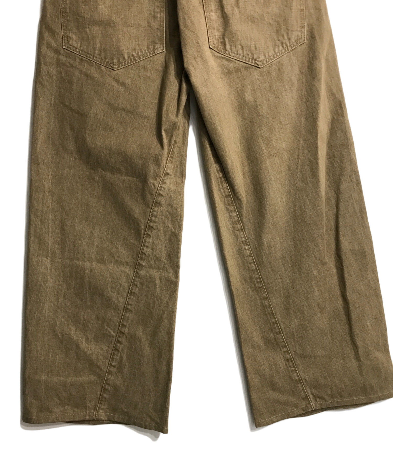 中古・古着通販】Jieda (ジエダ) USED 3D BAGGY DENIM ベージュ サイズ 