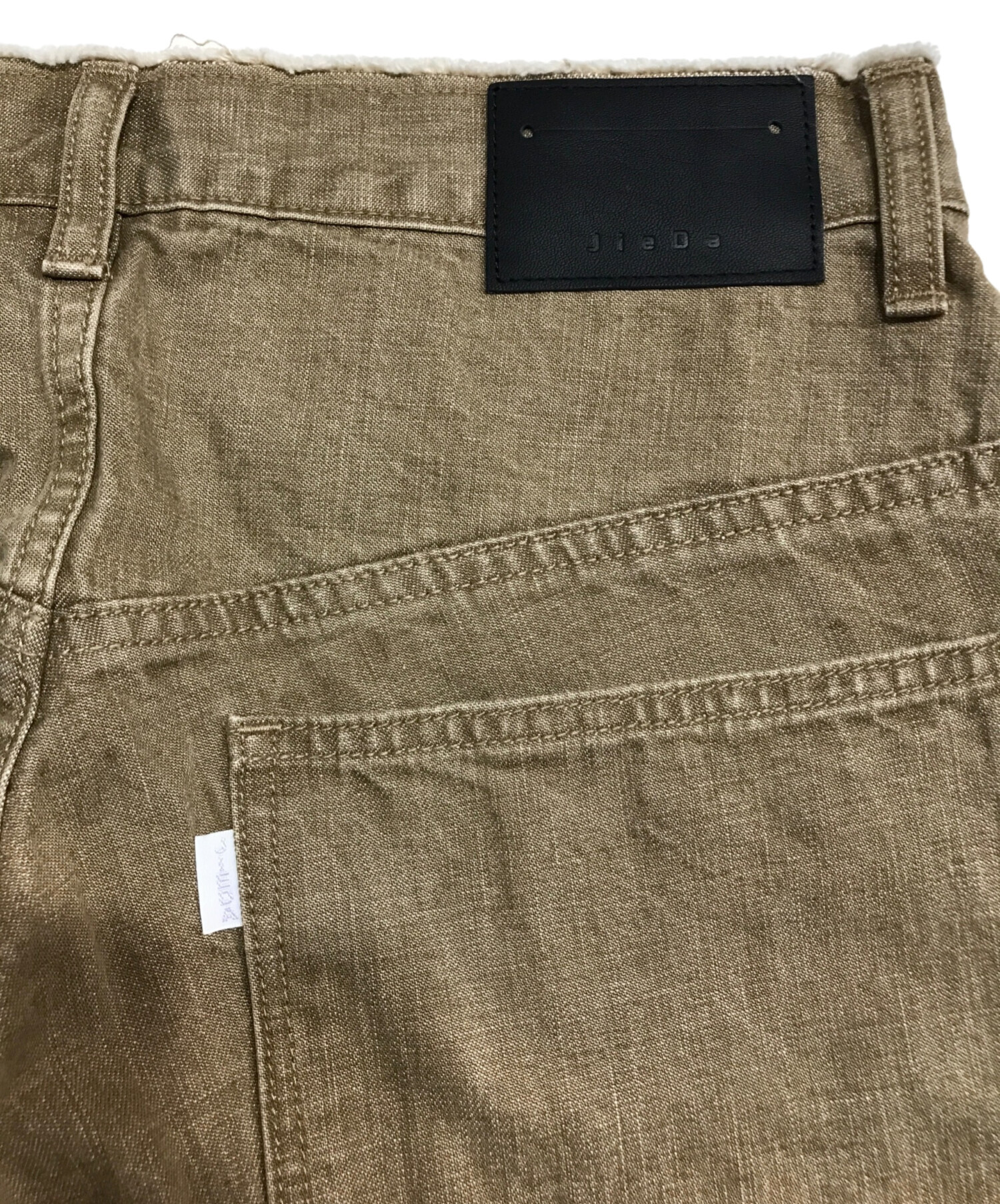 中古・古着通販】Jieda (ジエダ) USED 3D BAGGY DENIM ベージュ サイズ 