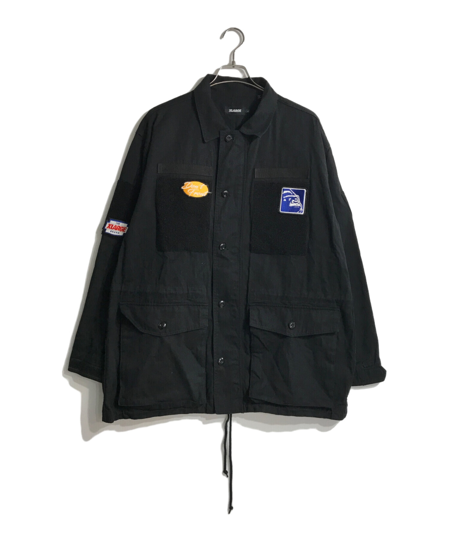 中古・古着通販】X-LARGE (エクストララージ) PATCHED MILITARY JACKET 