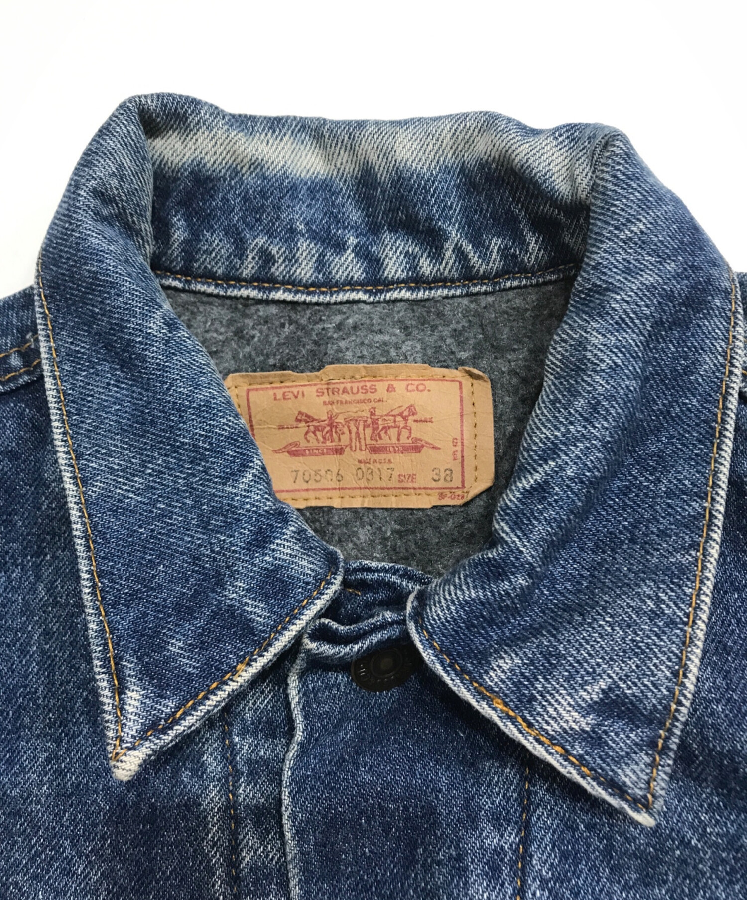 中古・古着通販】LEVI'S (リーバイス) 70506 裏地ブランケット付デニム