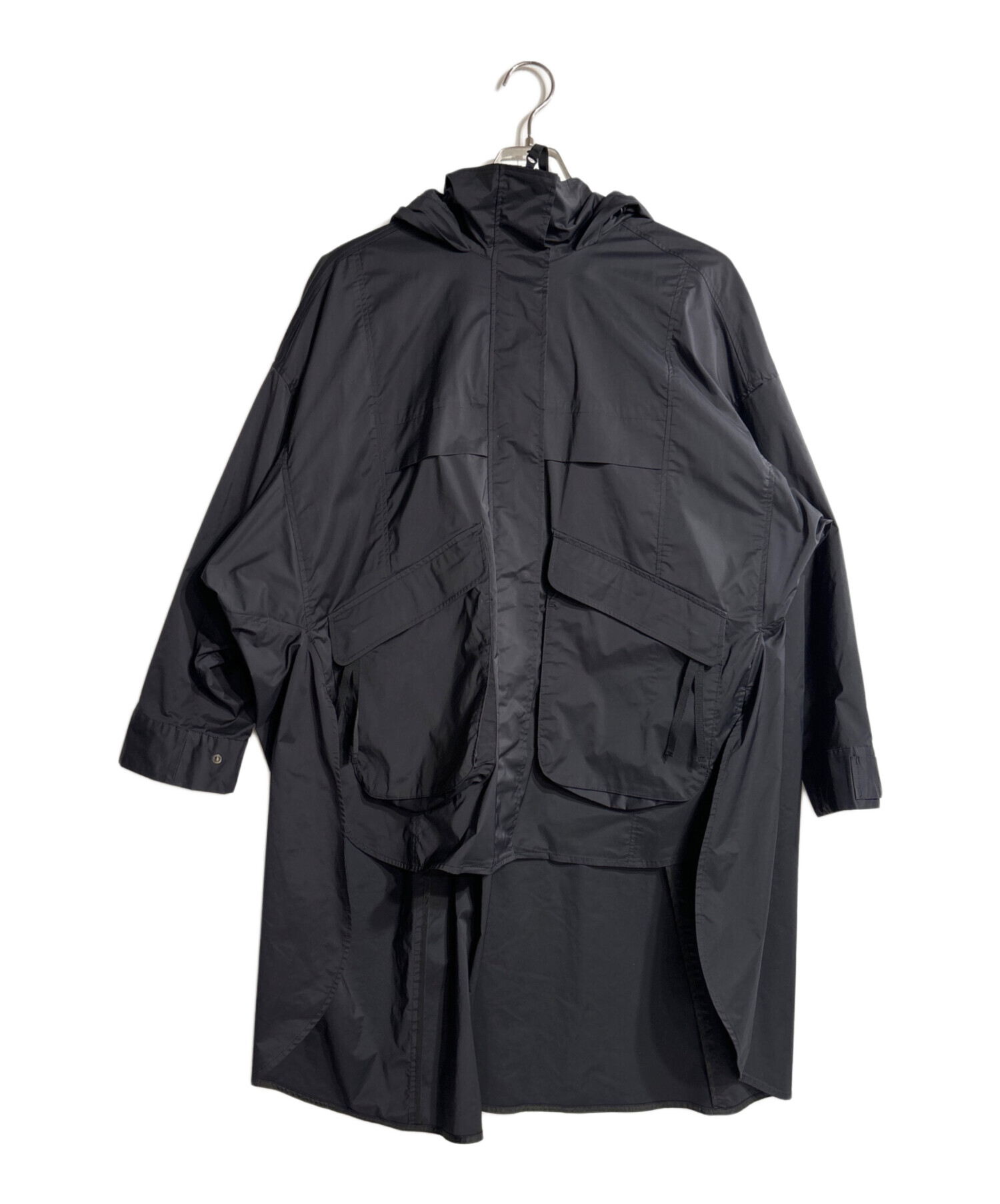 中古・古着通販】ENFOLD (エンフォルド) Hoody Blouson Coat ネイビー 
