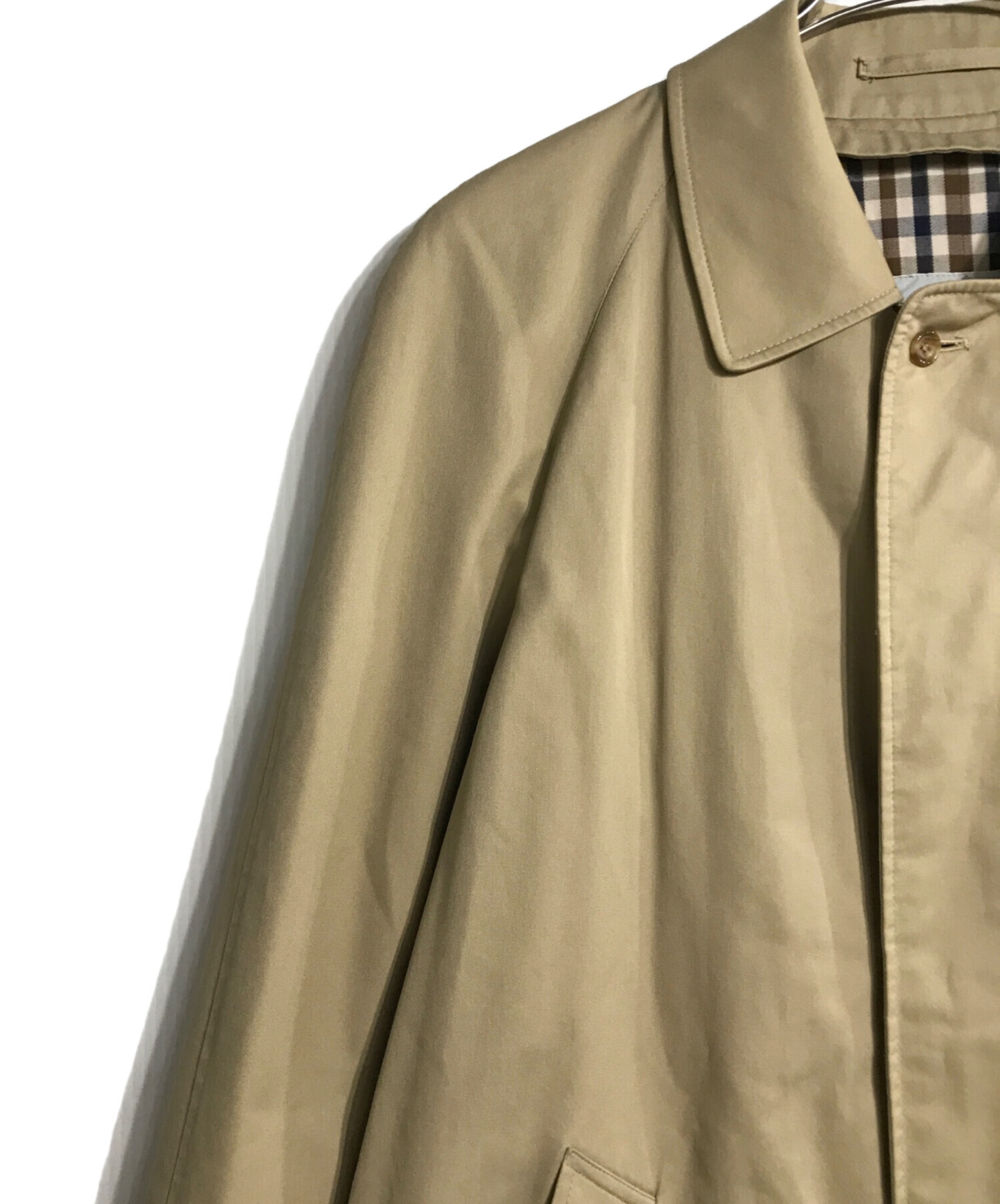 中古・古着通販】Aquascutum (アクアスキュータム) ステンカラーコート