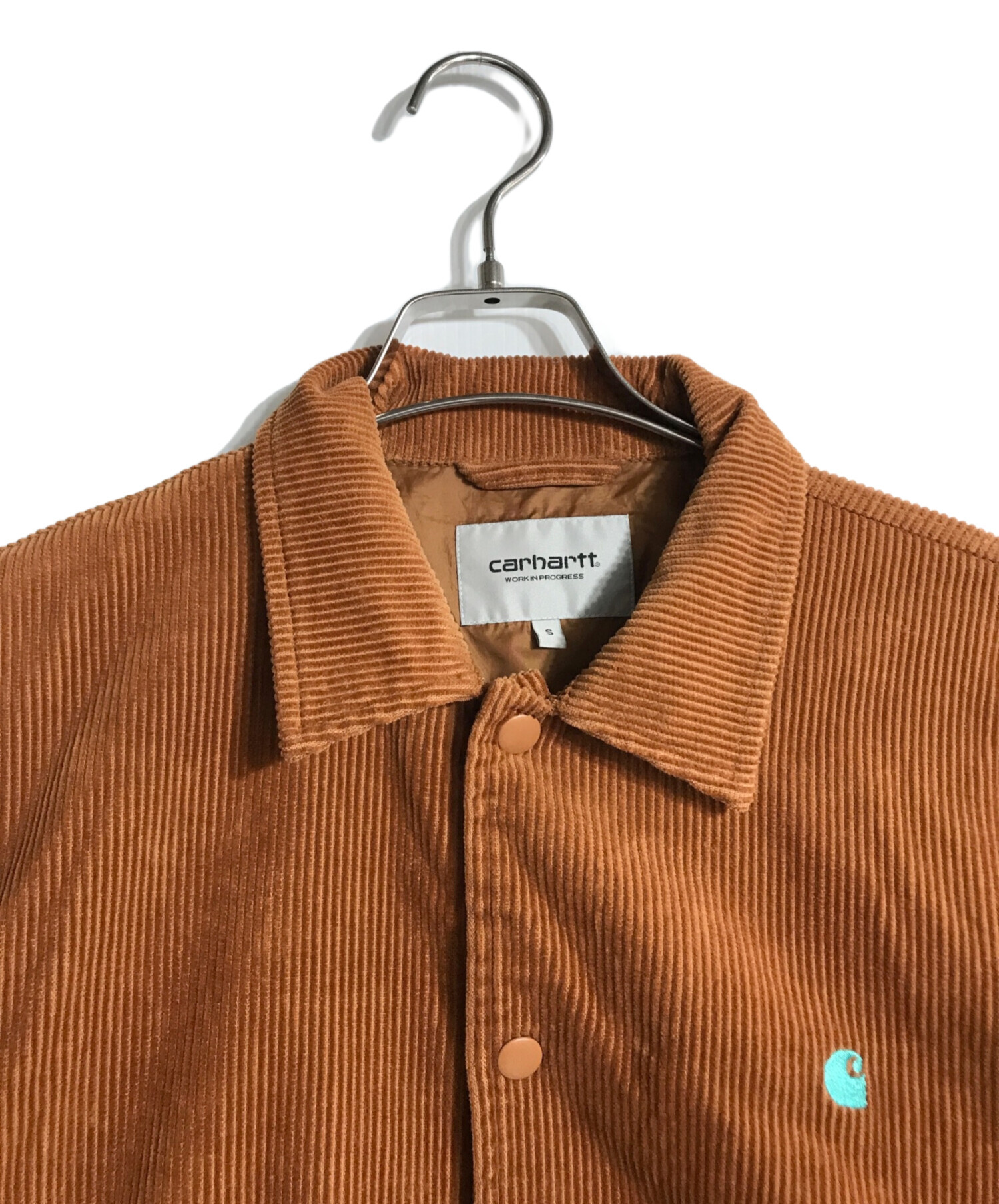[希少デザイン]Carhartt WIP コーチジャケット　コーデュロイ　M 希少デザイン]Carhartt WIP コーチジャケット コーデュロイ M