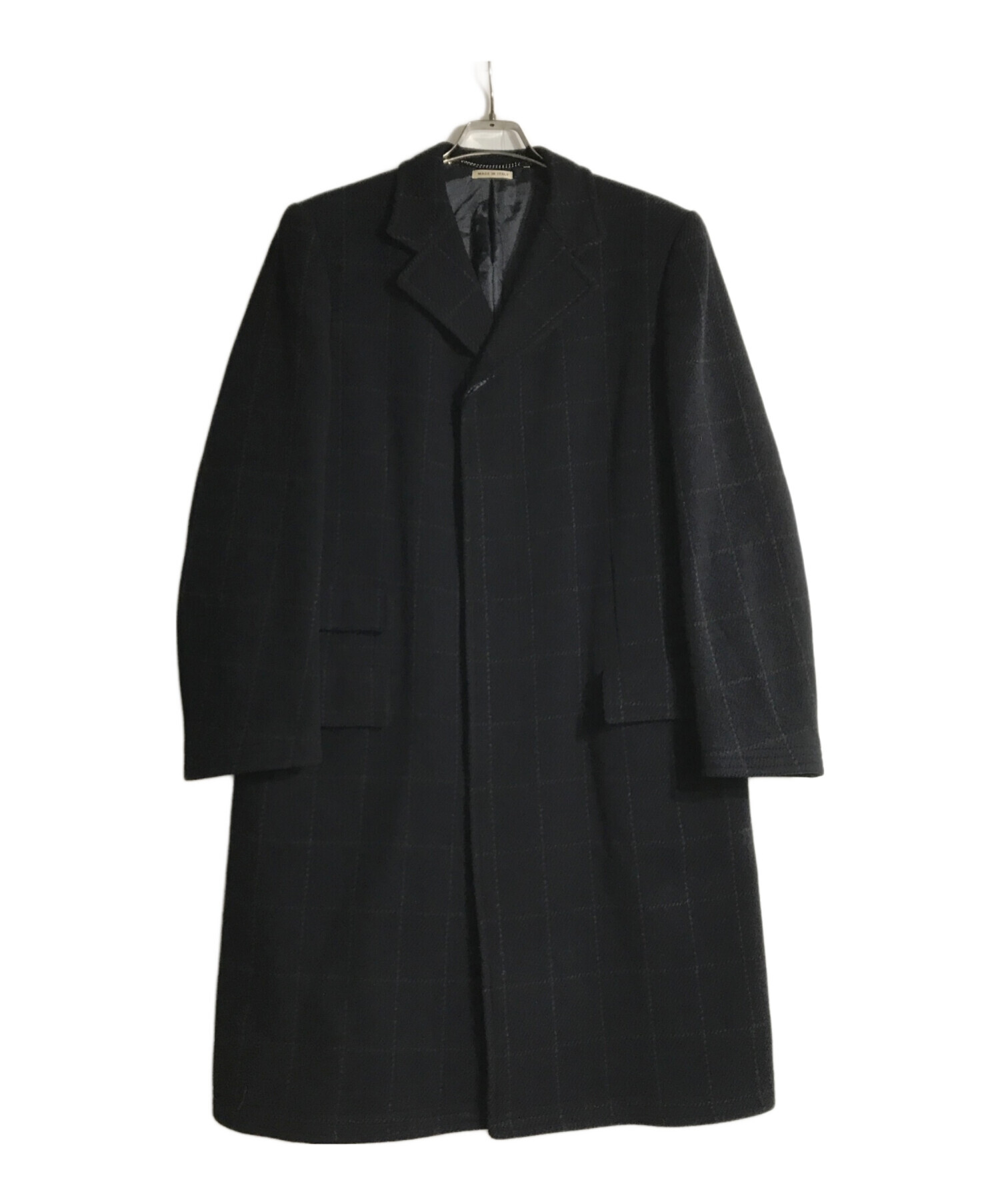 中古・古着通販】HERMES (エルメス) カシミヤ混チェスターコート