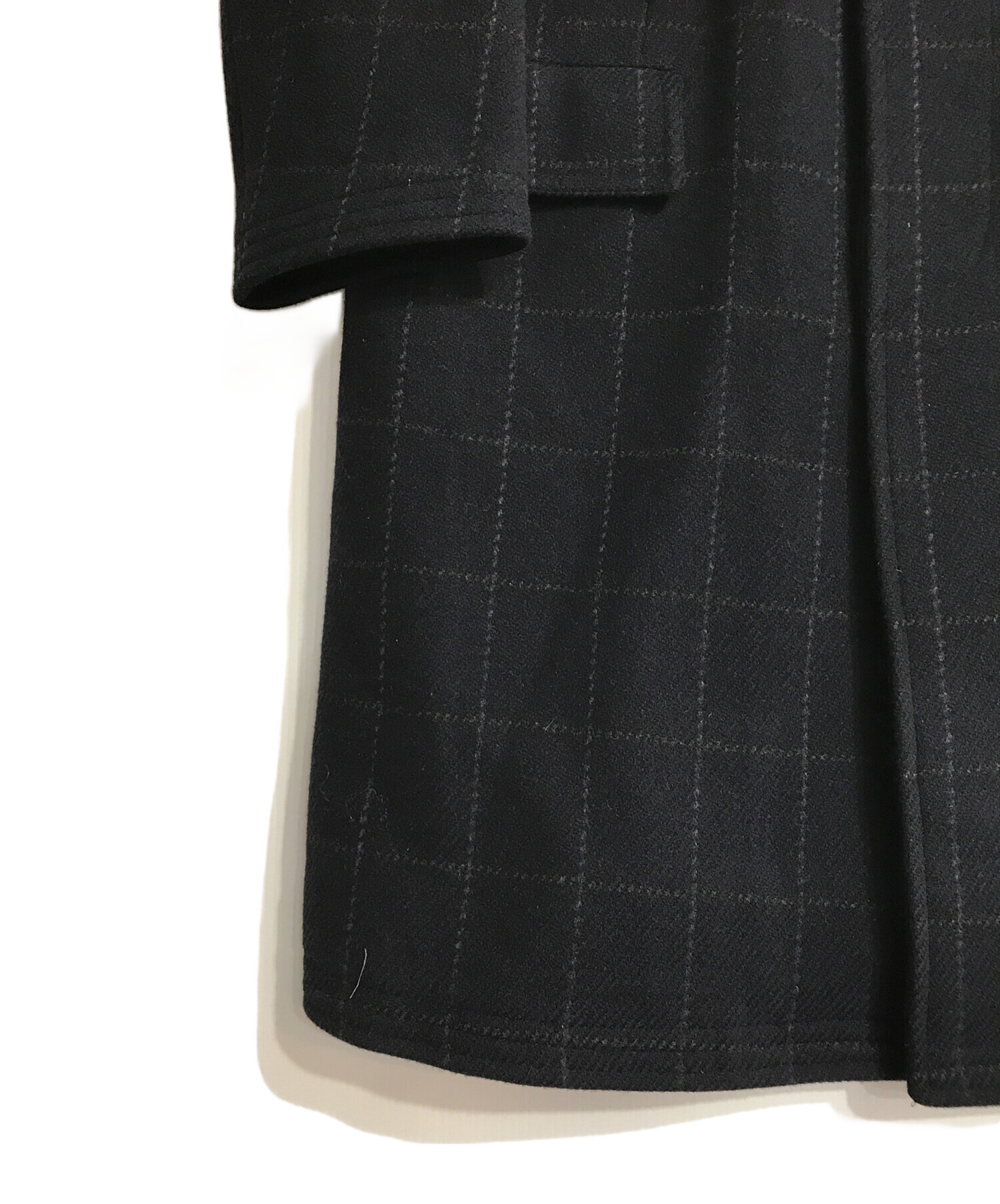 中古・古着通販】HERMES (エルメス) カシミヤ混チェスターコート