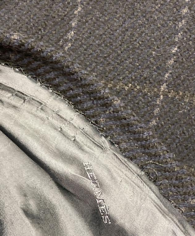 中古・古着通販】HERMES (エルメス) カシミヤ混チェスターコート