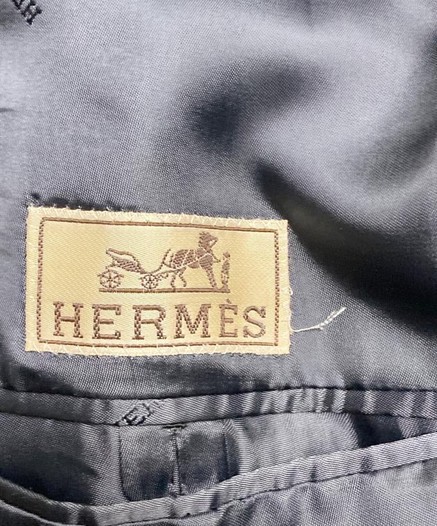 中古・古着通販】HERMES (エルメス) カシミヤ混チェスターコート