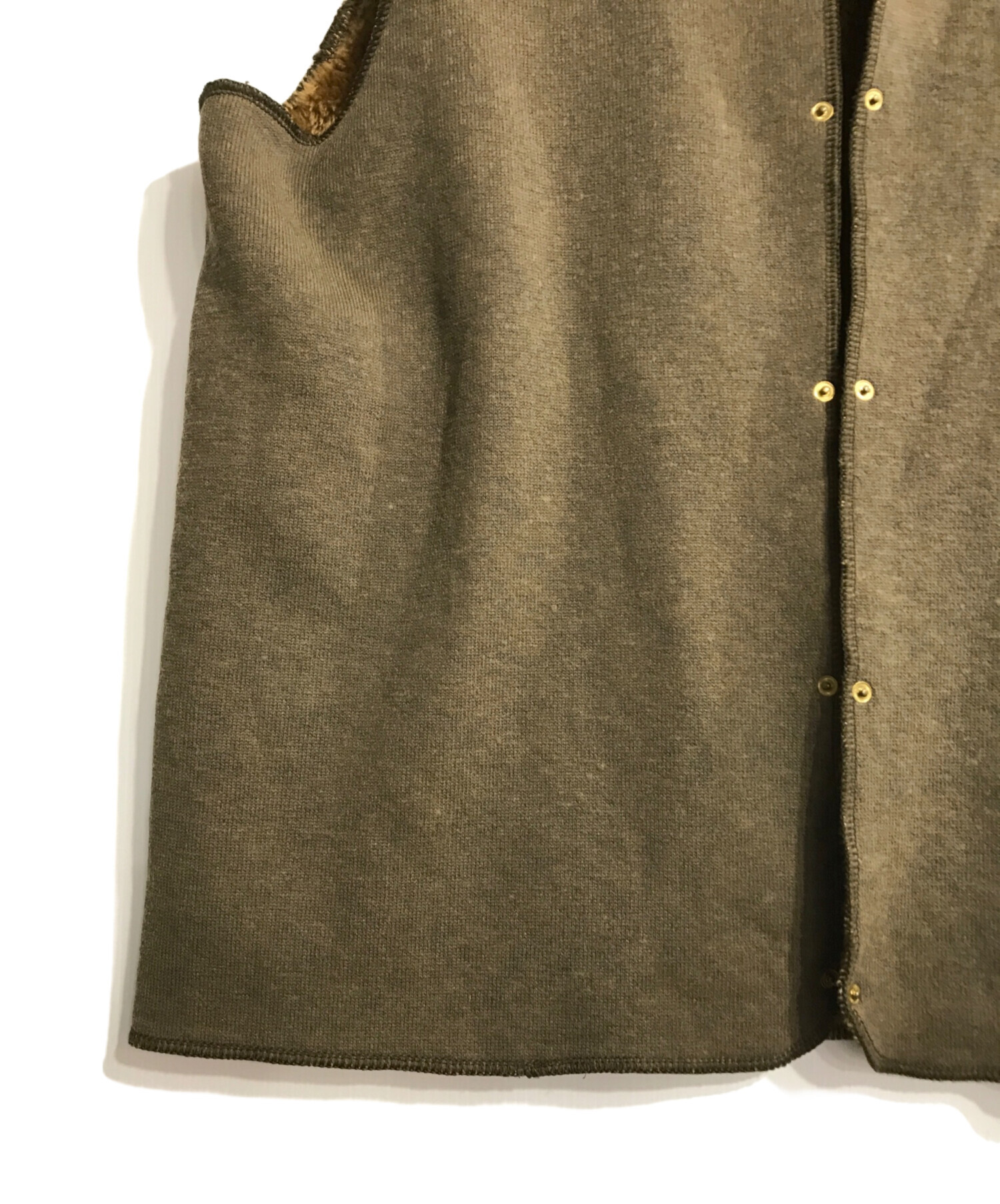 中古・古着通販】Barbour (バブアー) ボアライナーベスト ブラウン 