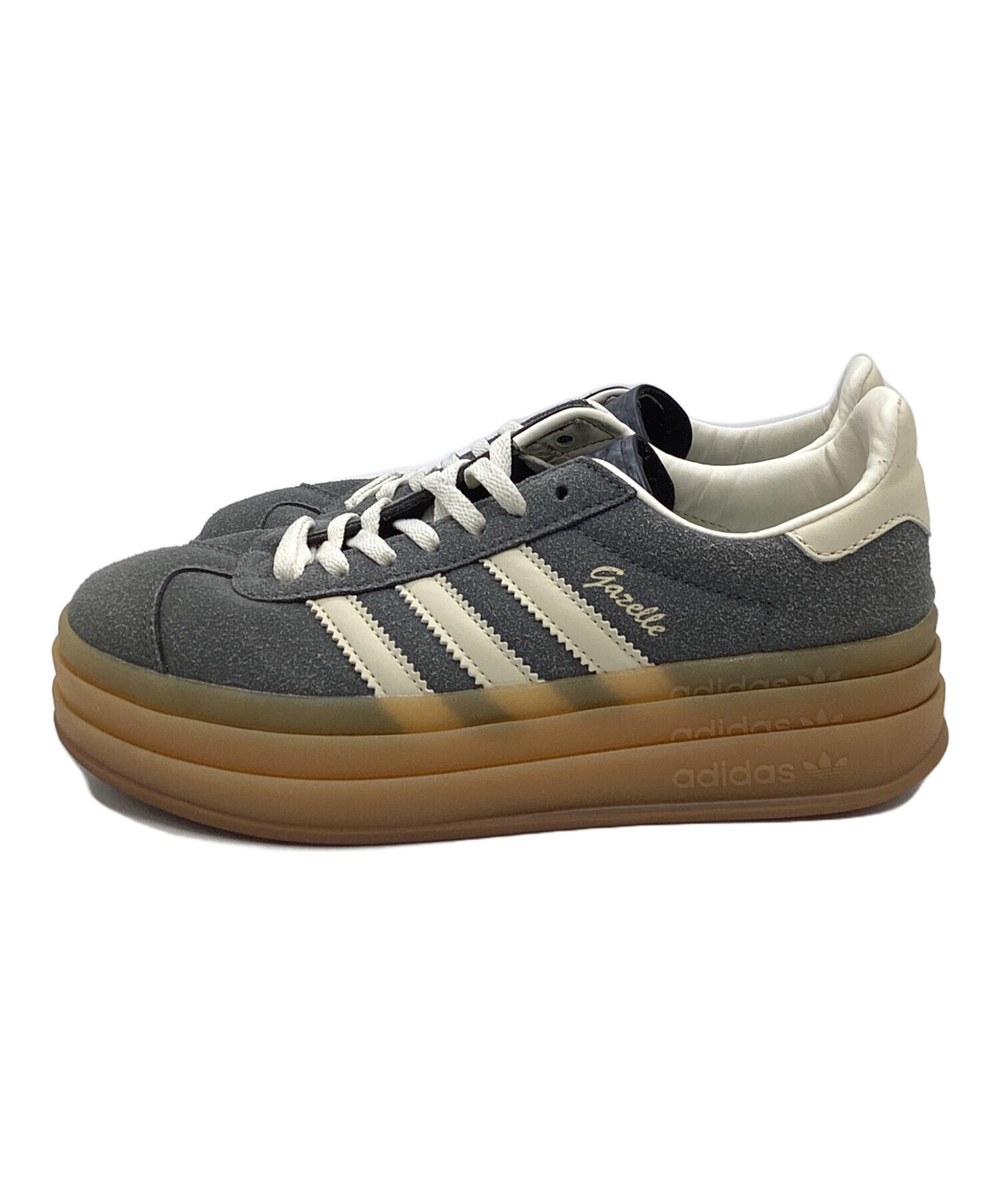 中古・古着通販】adidas (アディダス) Gazelle Bold W グレー サイズ 