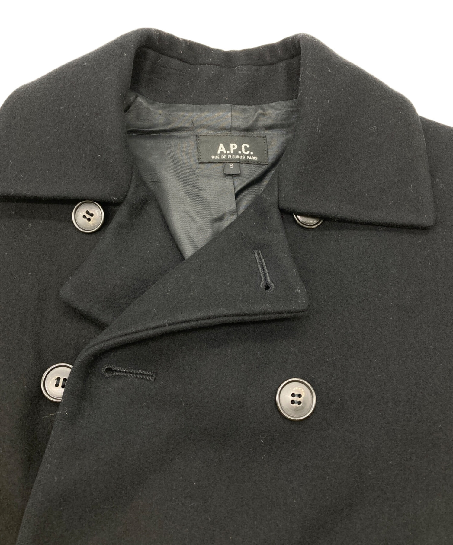 中古・古着通販】A.P.C. (アーペーセー) ウールダブルチェスターコート
