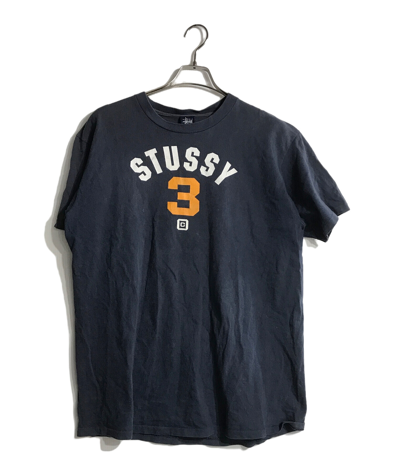 中古・古着通販】stussy (ステューシー) 90s～00s Print Tee ネイビー 