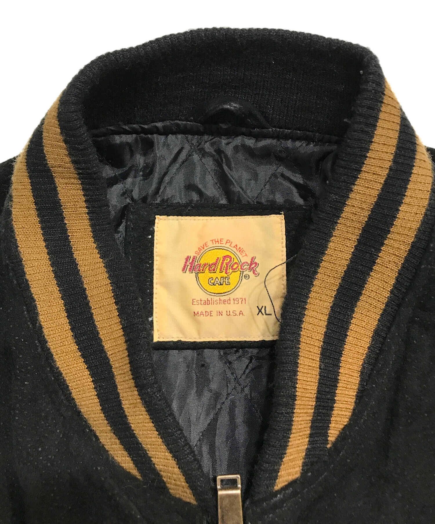 80s ハードロックカフェ　スタジャン 中古・古着通販】Hard Rock cafe (ハードロックカフェ) スウェード