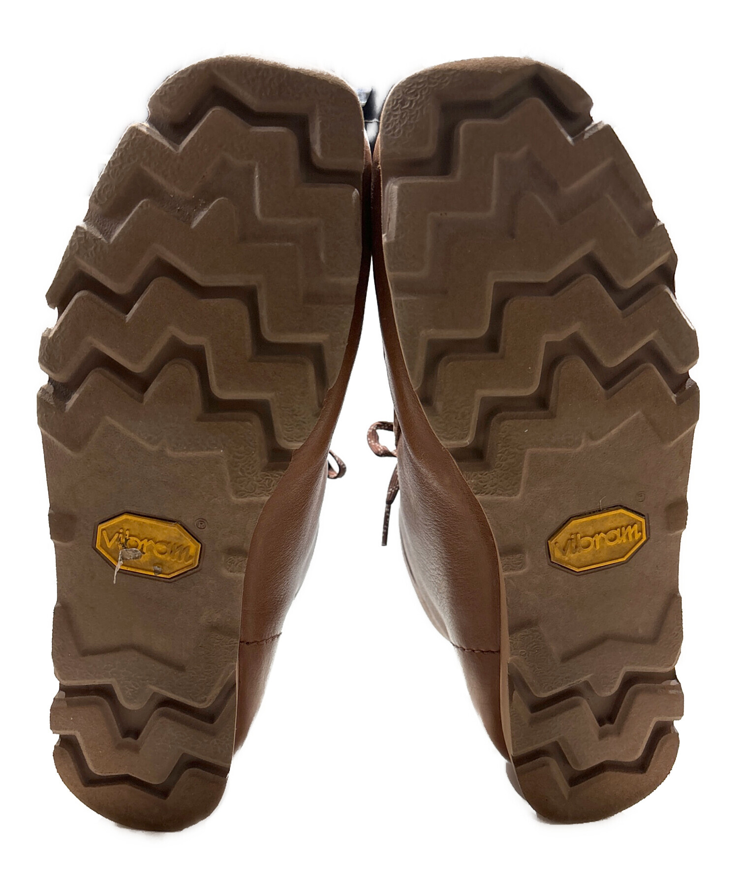中古・古着通販】CLARKS (クラークス) レザーワラビーブーツ ブラウン 