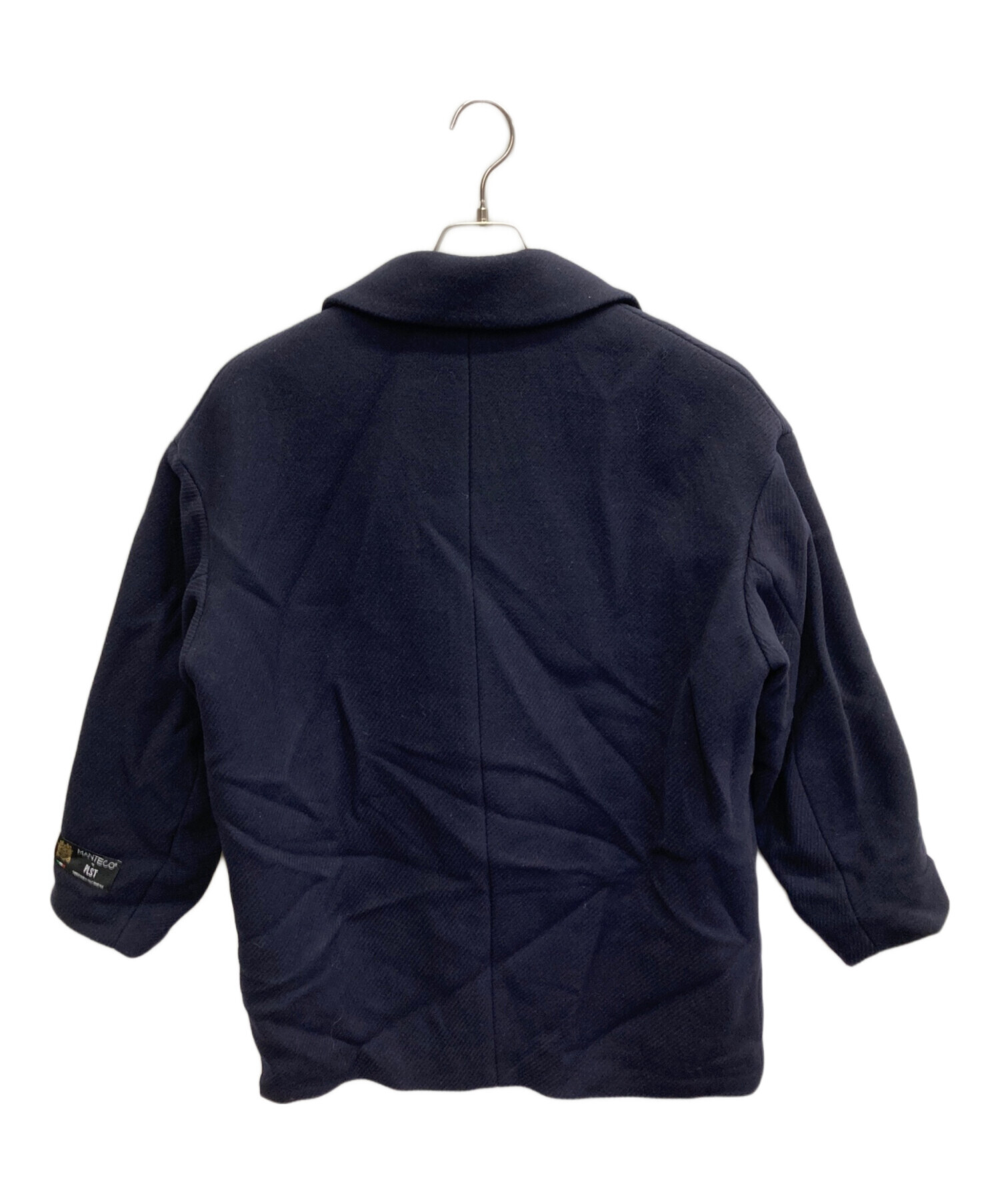 中古・古着通販】PLST (プラステ) manteco/マンテココート ネイビー