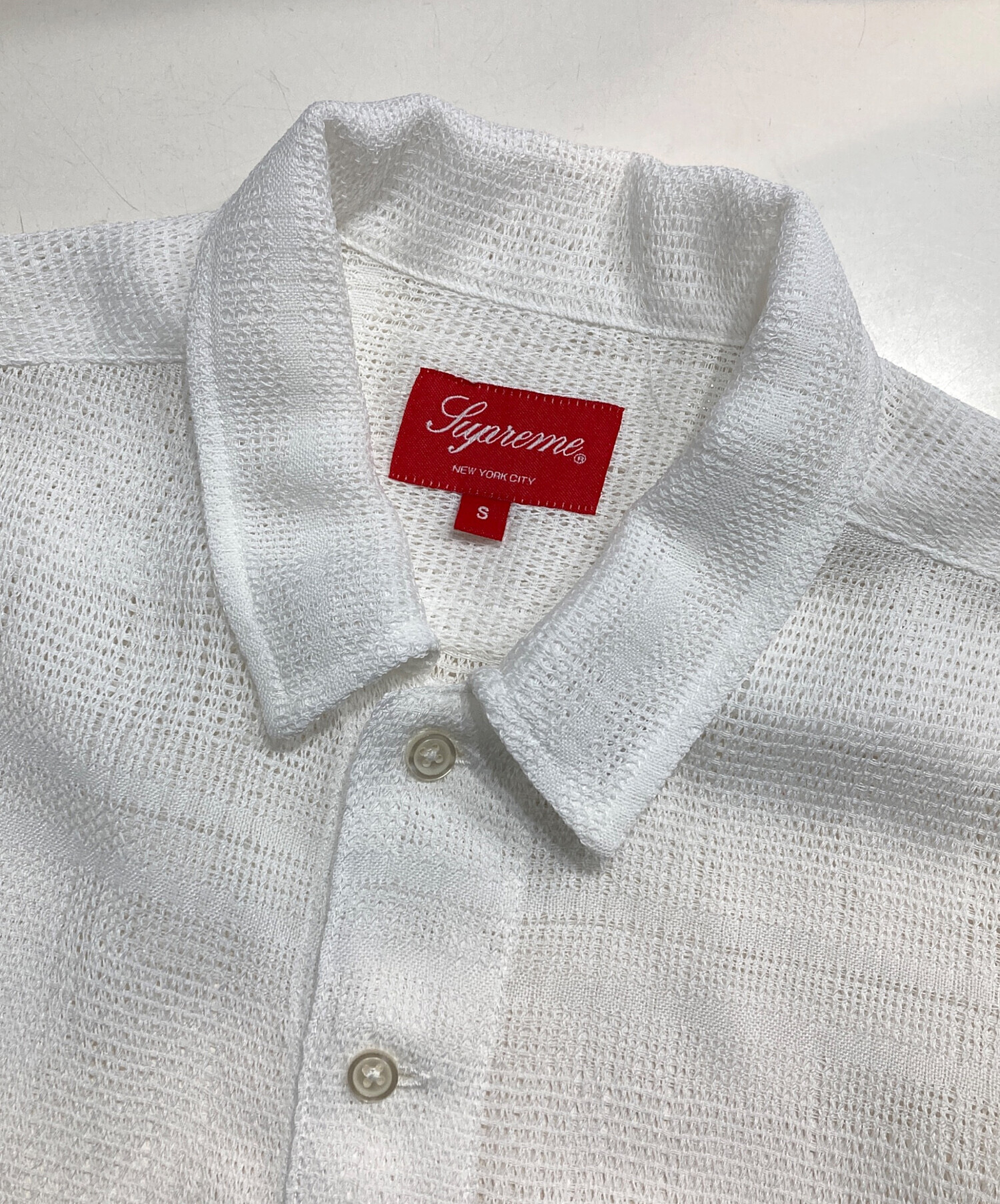中古・古着通販】Supreme (シュプリーム) 23SS Mesh Stripe S/S Shirts 