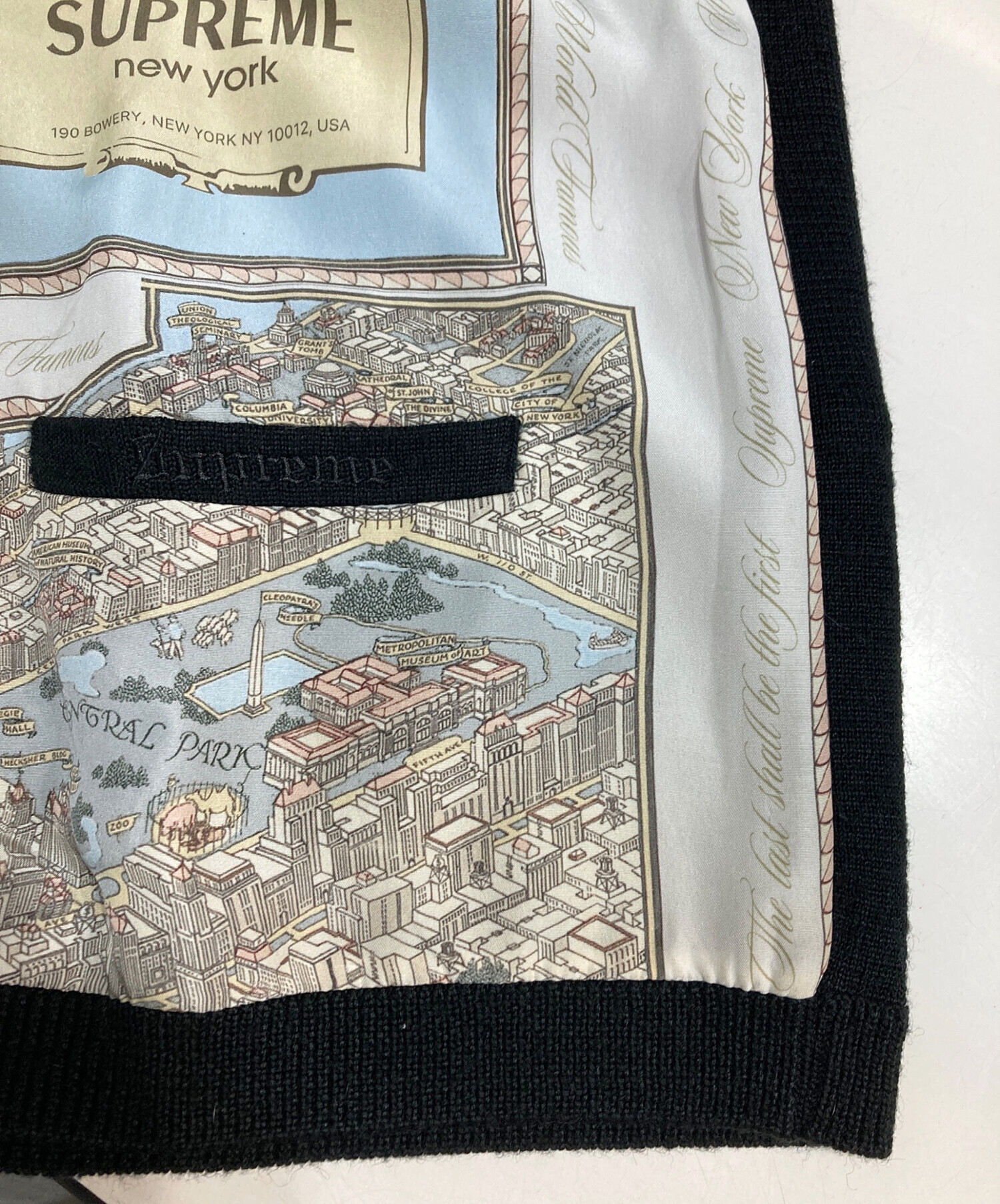 中古・古着通販】SUPREME (シュプリーム) 23AW Silk Map Cardigan 
