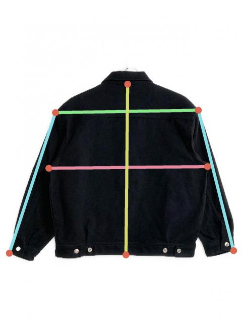23FW Supreme Moleskin Work Jacket 黒 L 中古・古着通販】SUPREME 