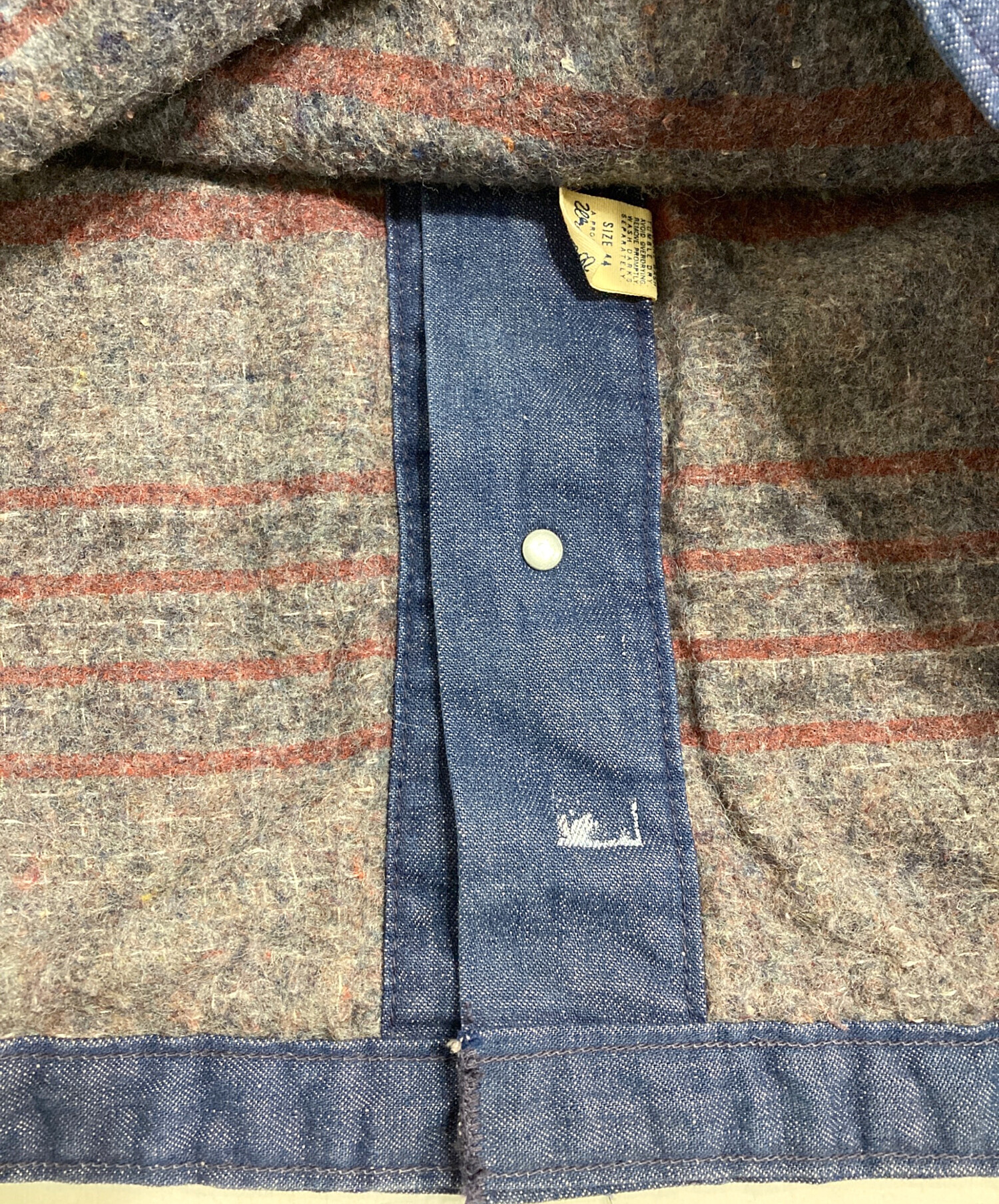 WRANGLER カバーオール ミシガンチョアコート ブランケット ラングラー 中古・古着通販】Wrangler (ラングラー) 裏地ブランケットカバーオール