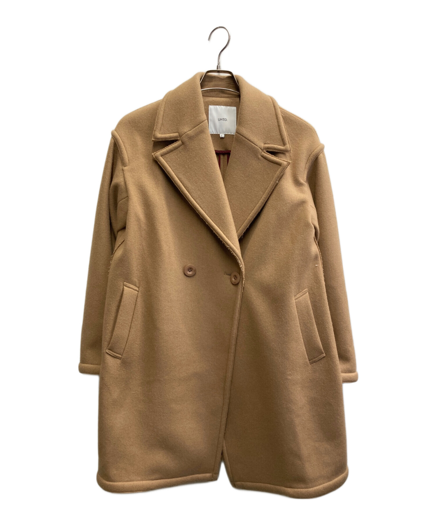中古・古着通販】UN3D. (アンスリード) バックオリガミコート ベージュ