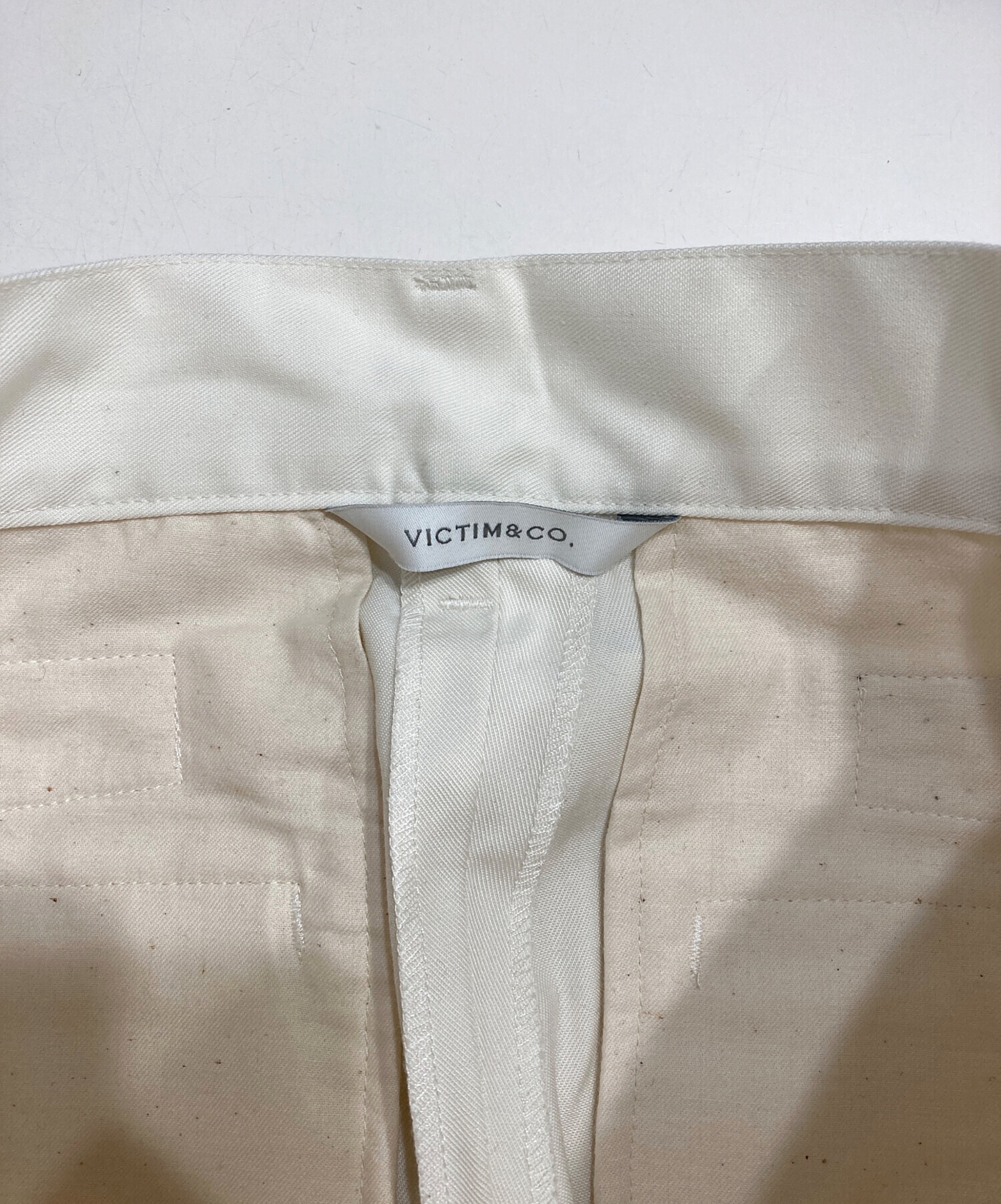 中古・古着通販】VICTIM (ヴィクティム) BUGGY CHINO PANTS アイボリー
