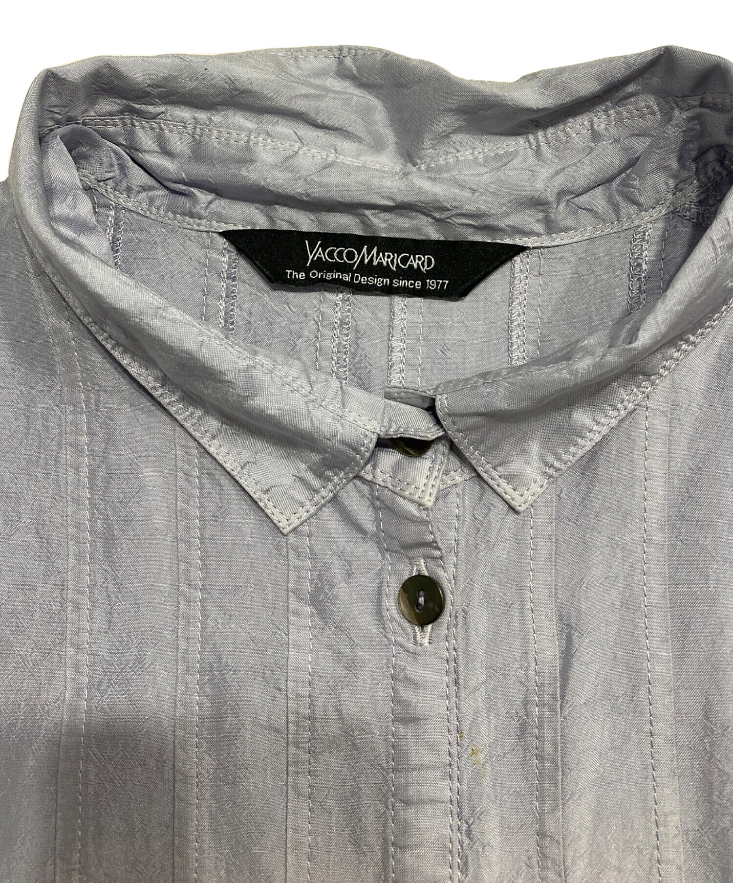 中古・古着通販】YACCO MARICARD (ヤッコマリカルド) シルクブラウス 