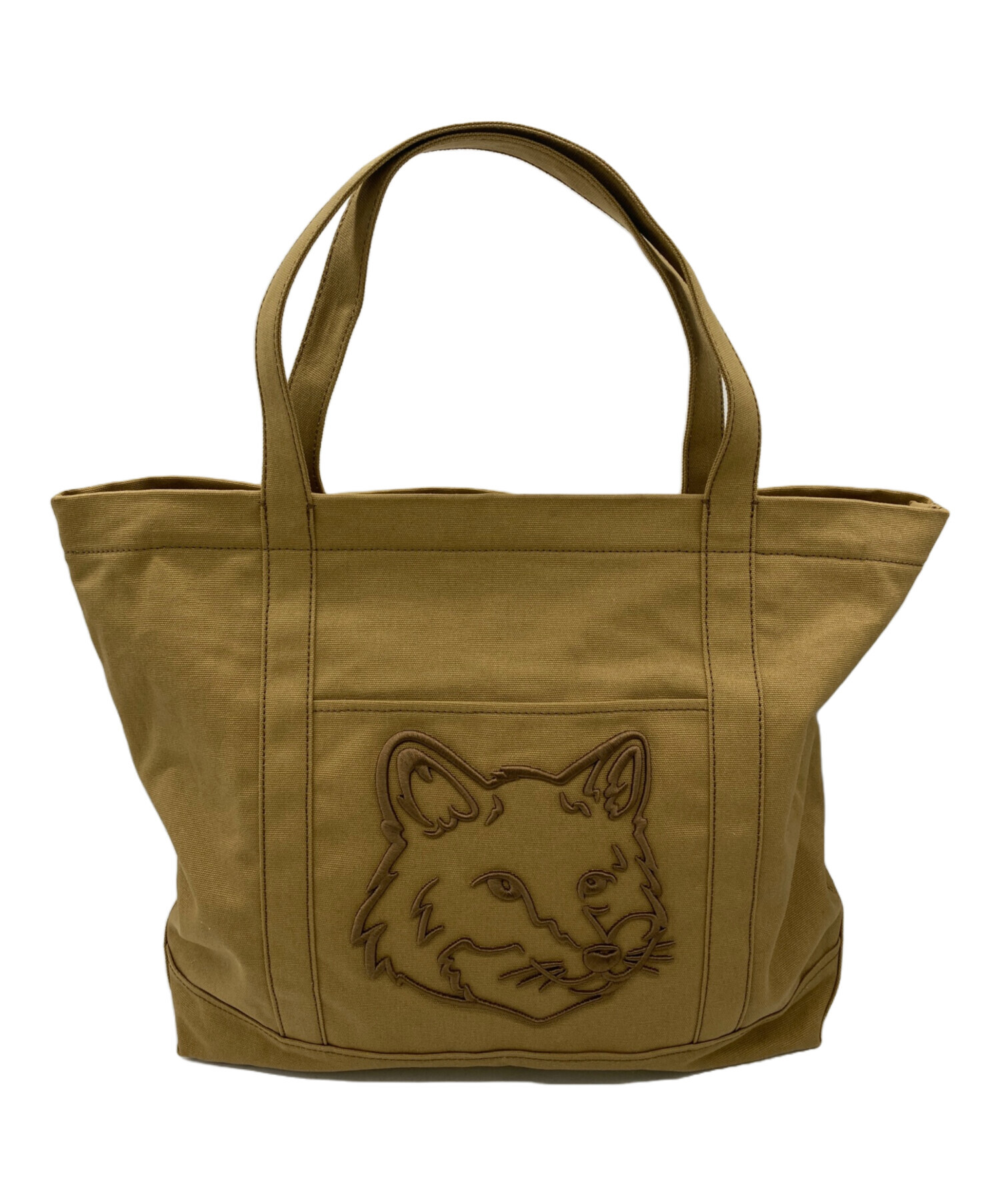中古・古着通販】MAISON KITSUNE (メゾンキツネ) FOX HEAD LARGE TOTE 