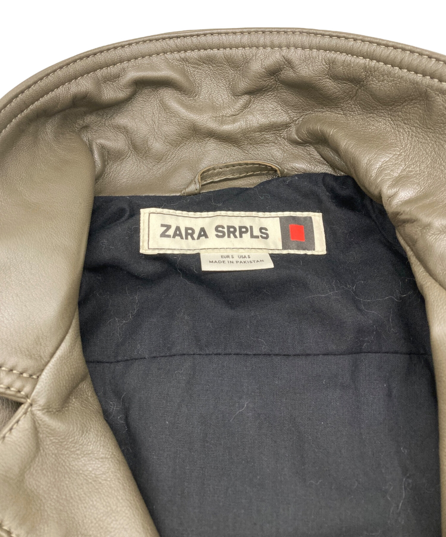 中古・古着通販】ZARA SRPLS (ザラ サープラス) レザージャケット