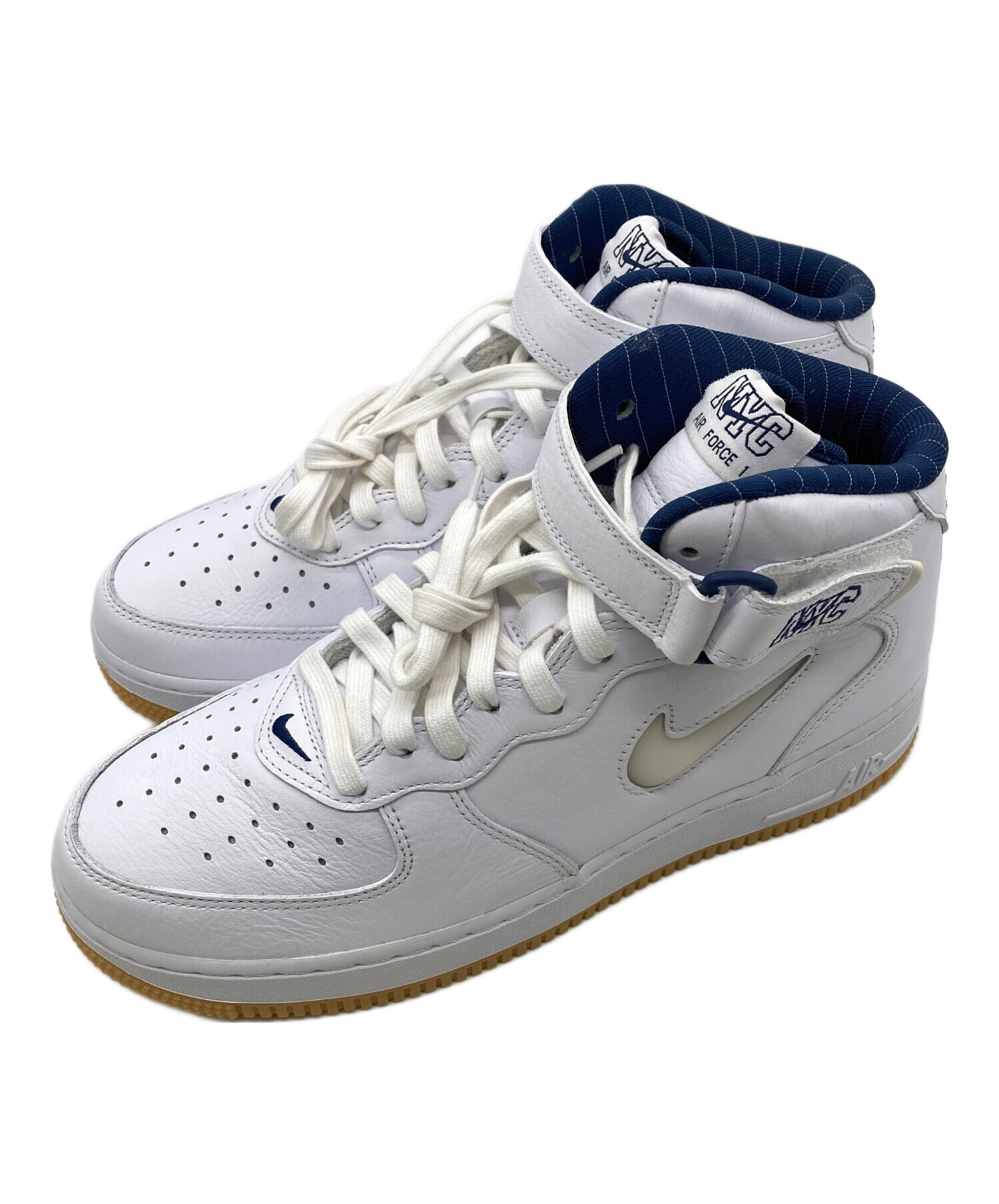 中古・古着通販】NIKE (ナイキ) Air Force 1 Mid NYC ホワイト サイズ 