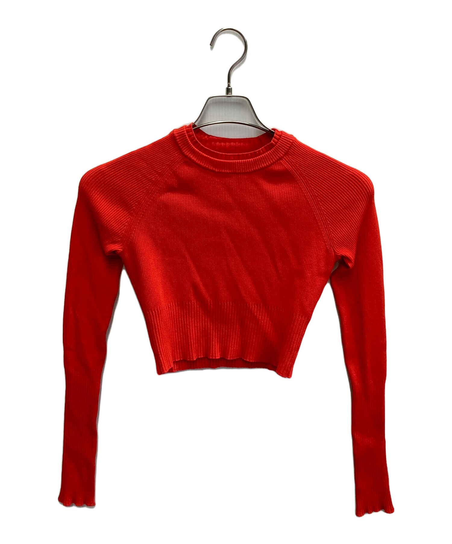 中古・古着通販】OMMO (オーエムエムオー) SHORT RIB KT TOP オレンジ