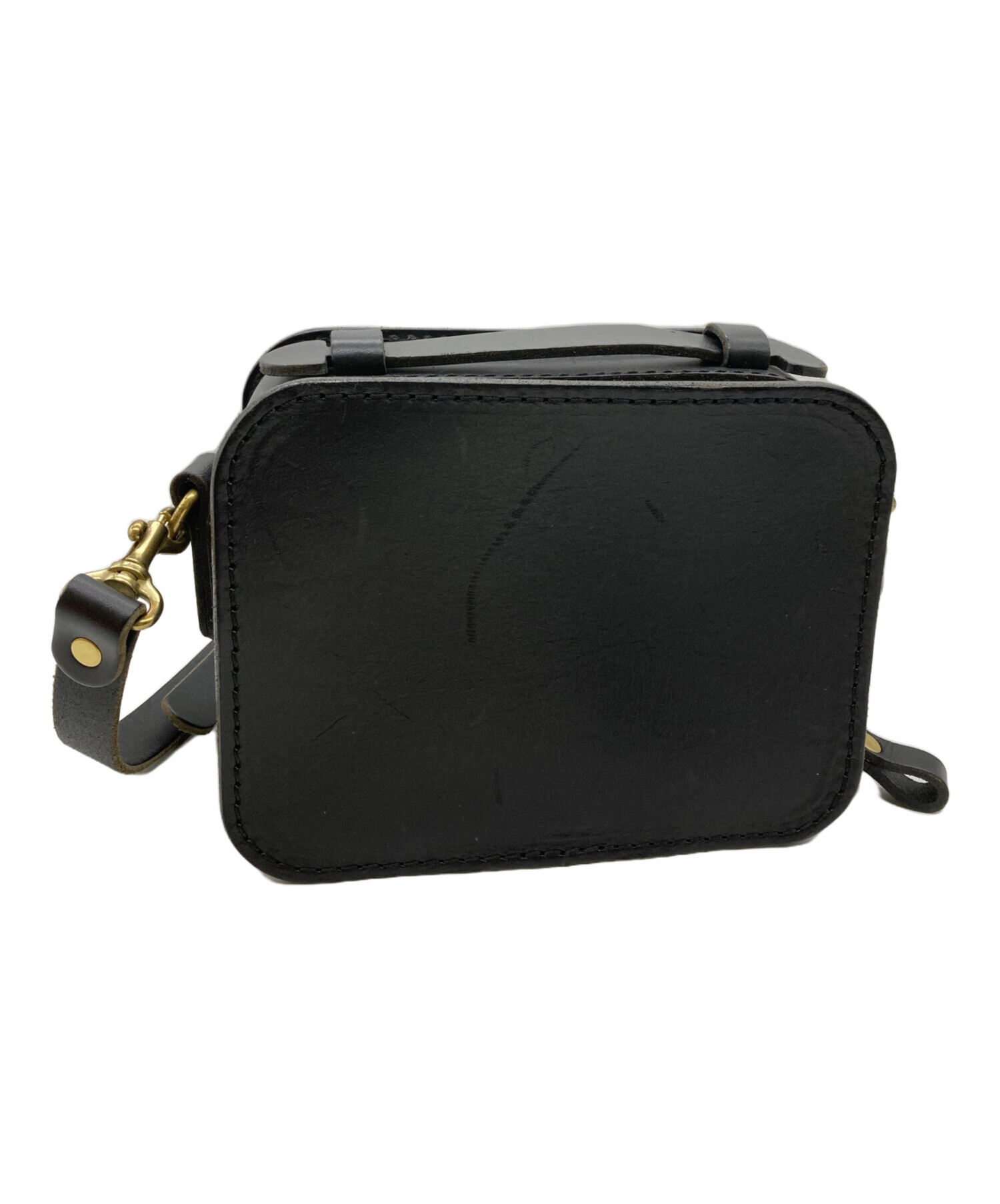 HERZ ヘルツ ブラック 中古・古着通販】Herz (ヘルツ) ミニショルダーバッグ ブラック