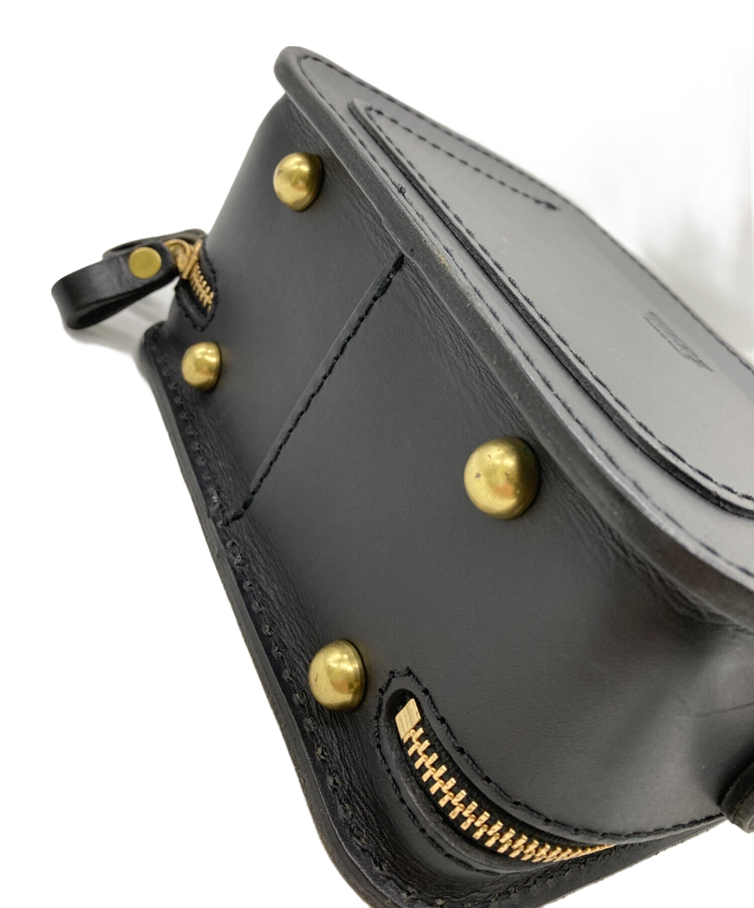 HERZ ヘルツ ブラック 中古・古着通販】Herz (ヘルツ) ミニショルダーバッグ ブラック