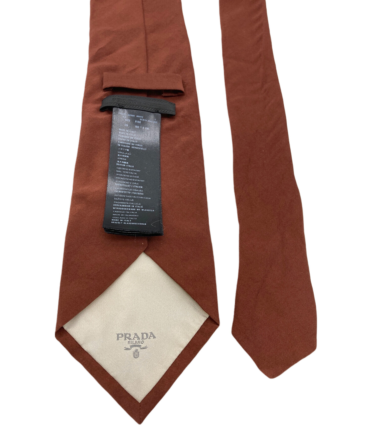 中古・古着通販】PRADA (プラダ) レーヨンナイロンネクタイ