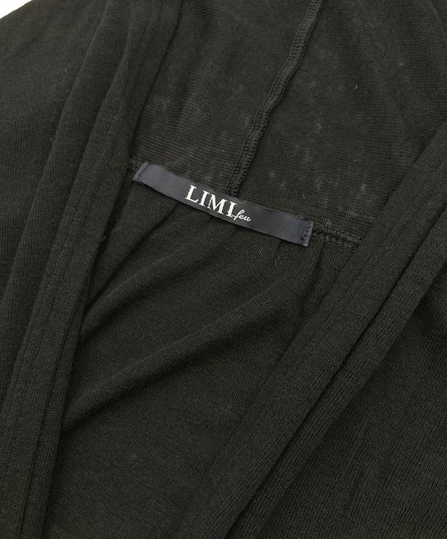 中古・古着通販】LIMI feu (リミフゥ) ロングカーディガン ブラック