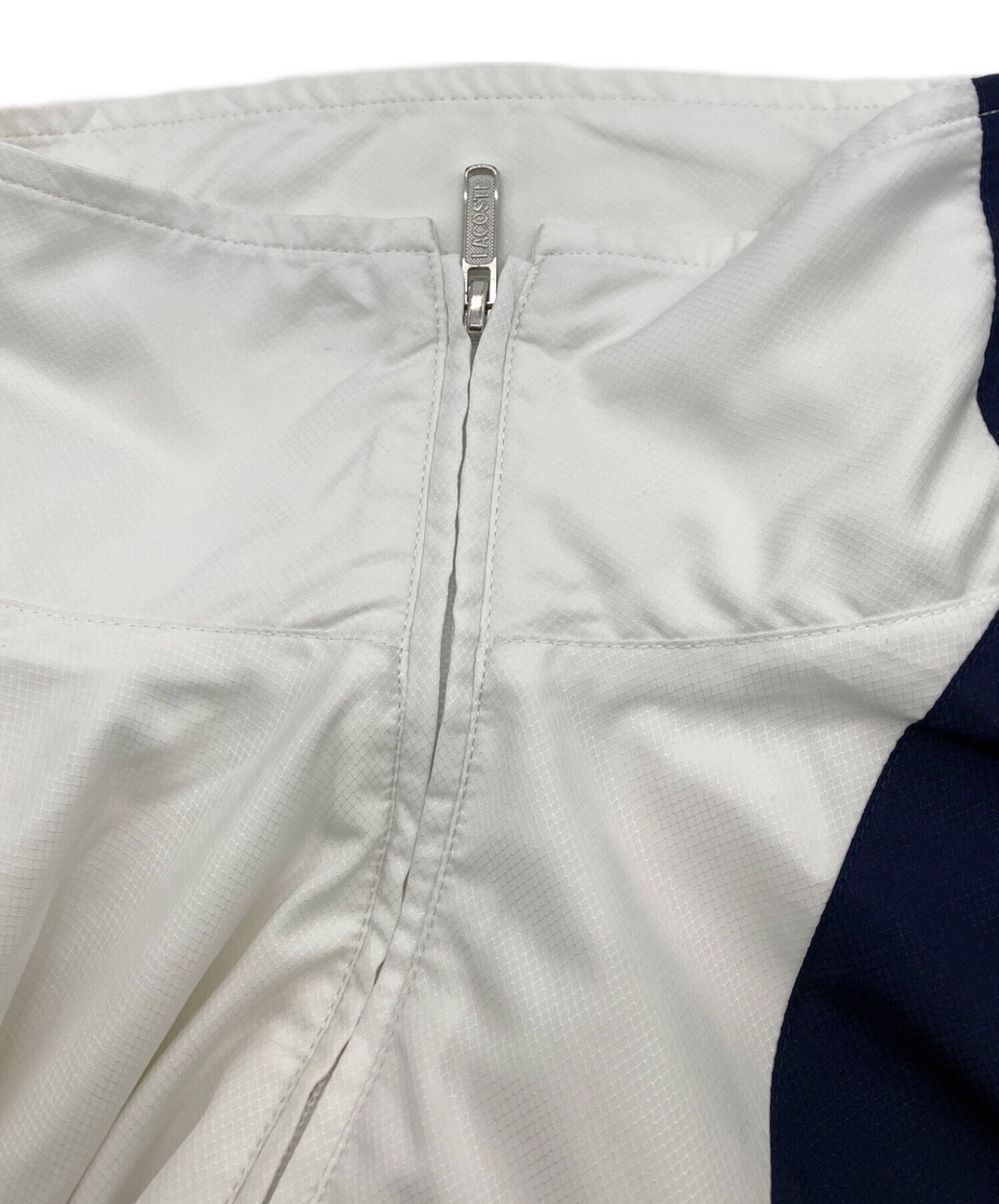 中古・古着通販】LACOSTE (ラコステ) ナイロンジャケット ホワイト