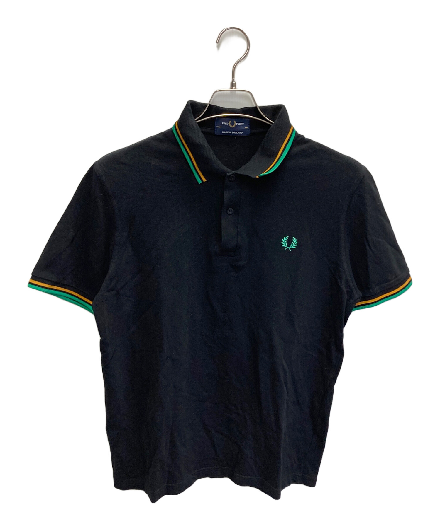 中古・古着通販】FRED PERRY (フレッドペリー) ポロシャツ ブラック 