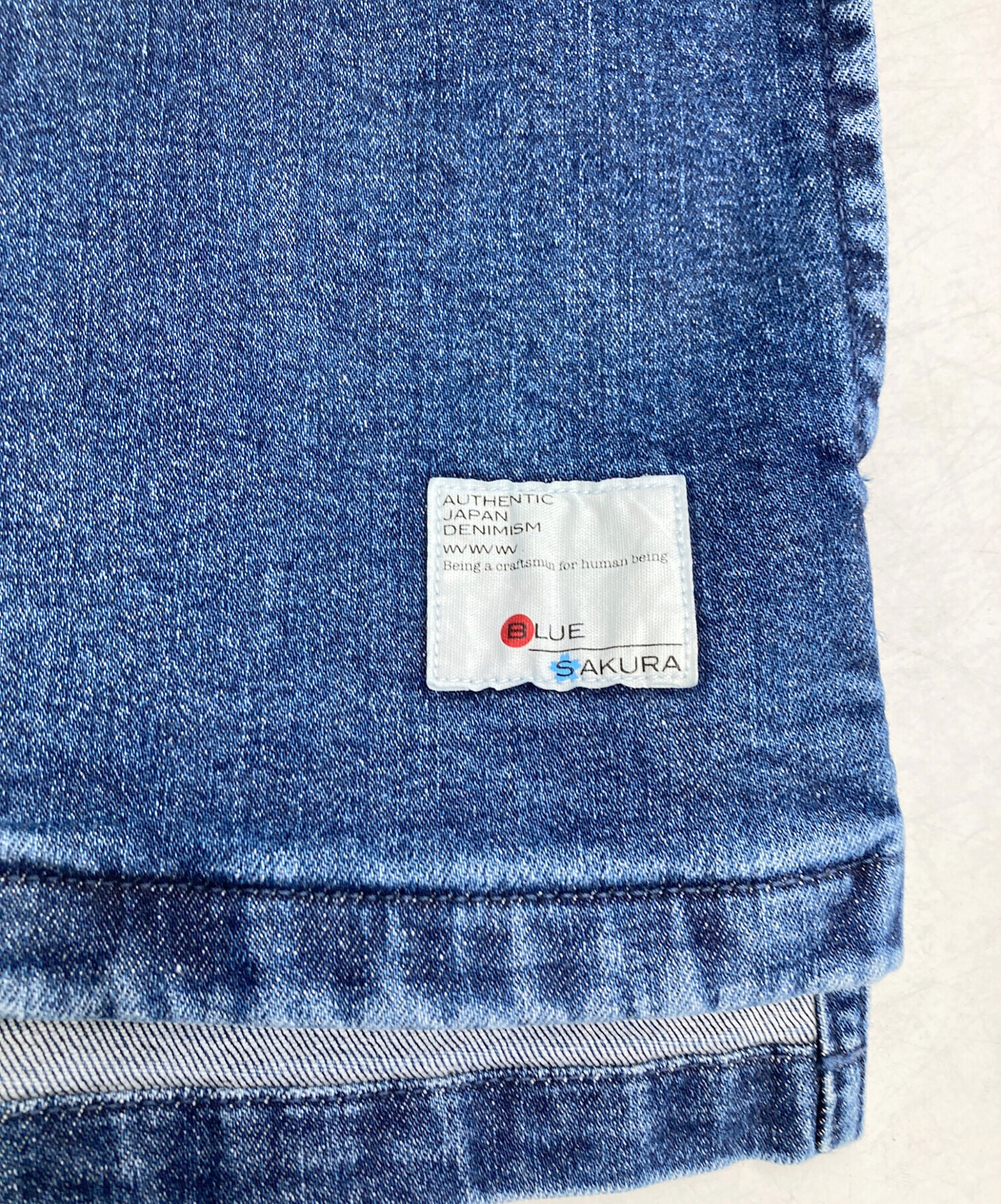 中古・古着通販】BLUE SAKURA (ブルーサクラ) DENIM KIMONO JACKET 