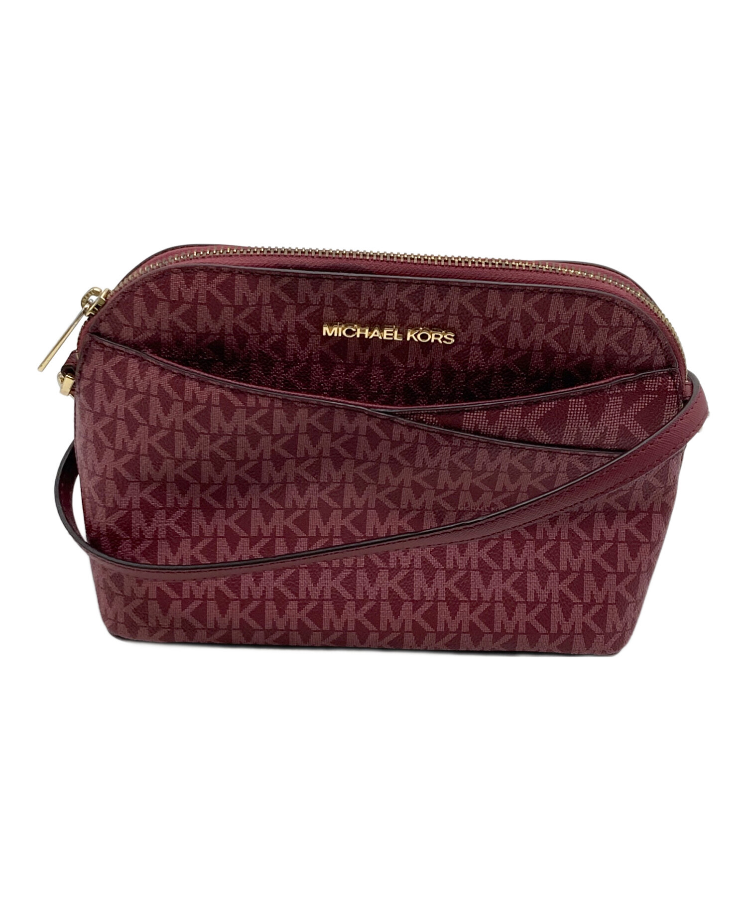 【ほぼ未使用】MICHAEL KORS ショルダーバッグ ボルドー MICHAEL KORS - 【ほぼ未使用】MICHAEL KORS ショルダーバッグ