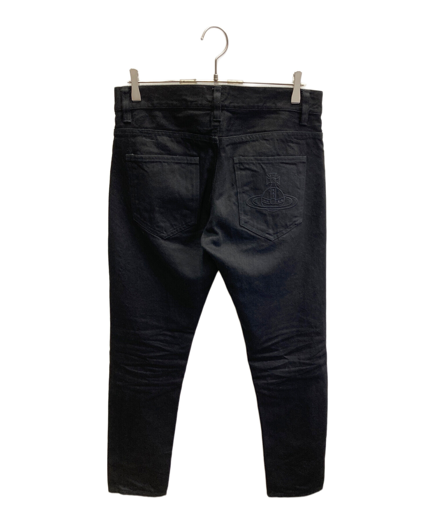 vivienne westwood man オーブ刺繍　ブラックデニム　スキニー 中古・古着通販】Vivienne Westwood man (ヴィヴィアン ウェストウッド